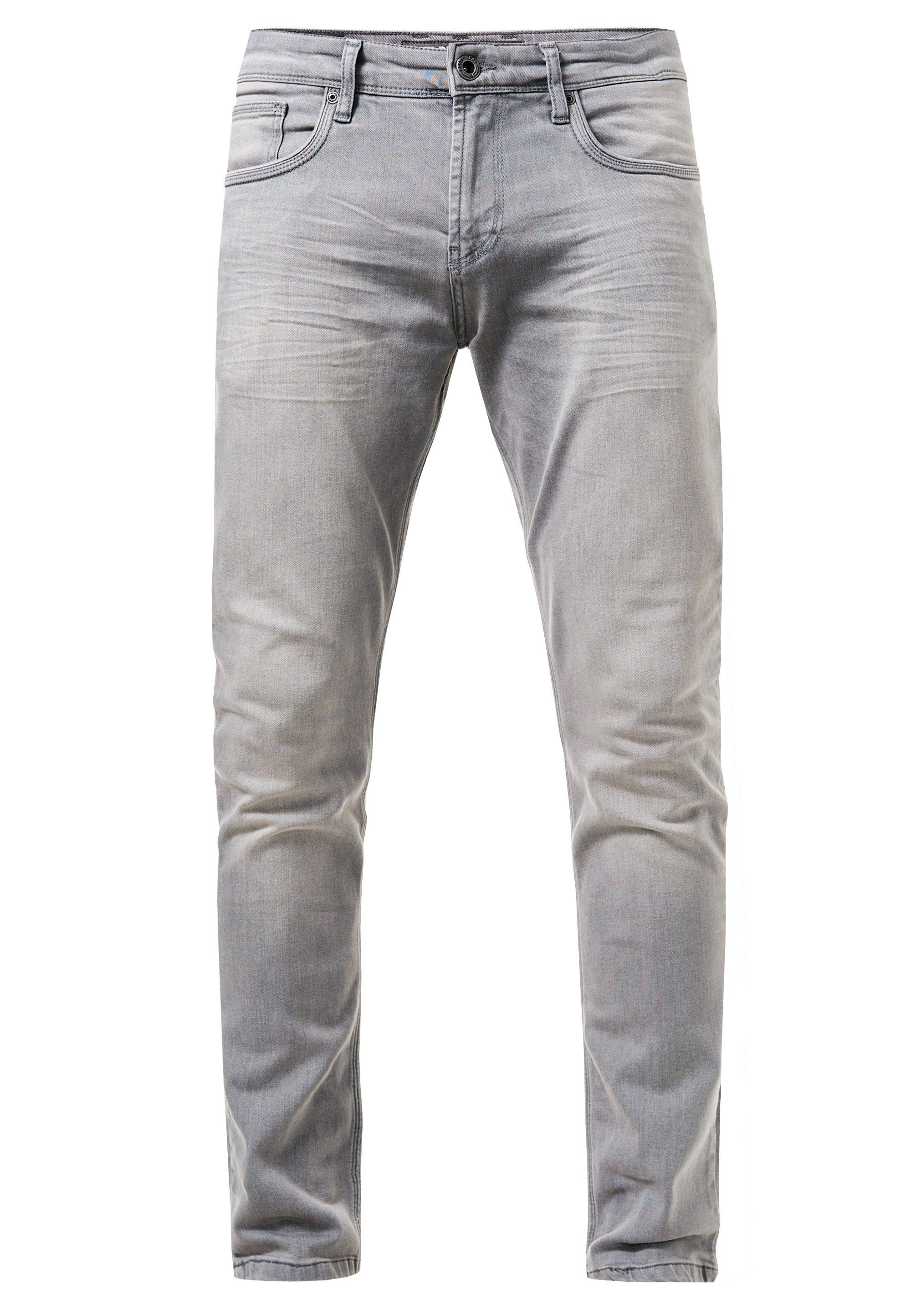 klassischen Rusty MELVIN im Neal Straight-Jeans grau 5-Pocket-Stil