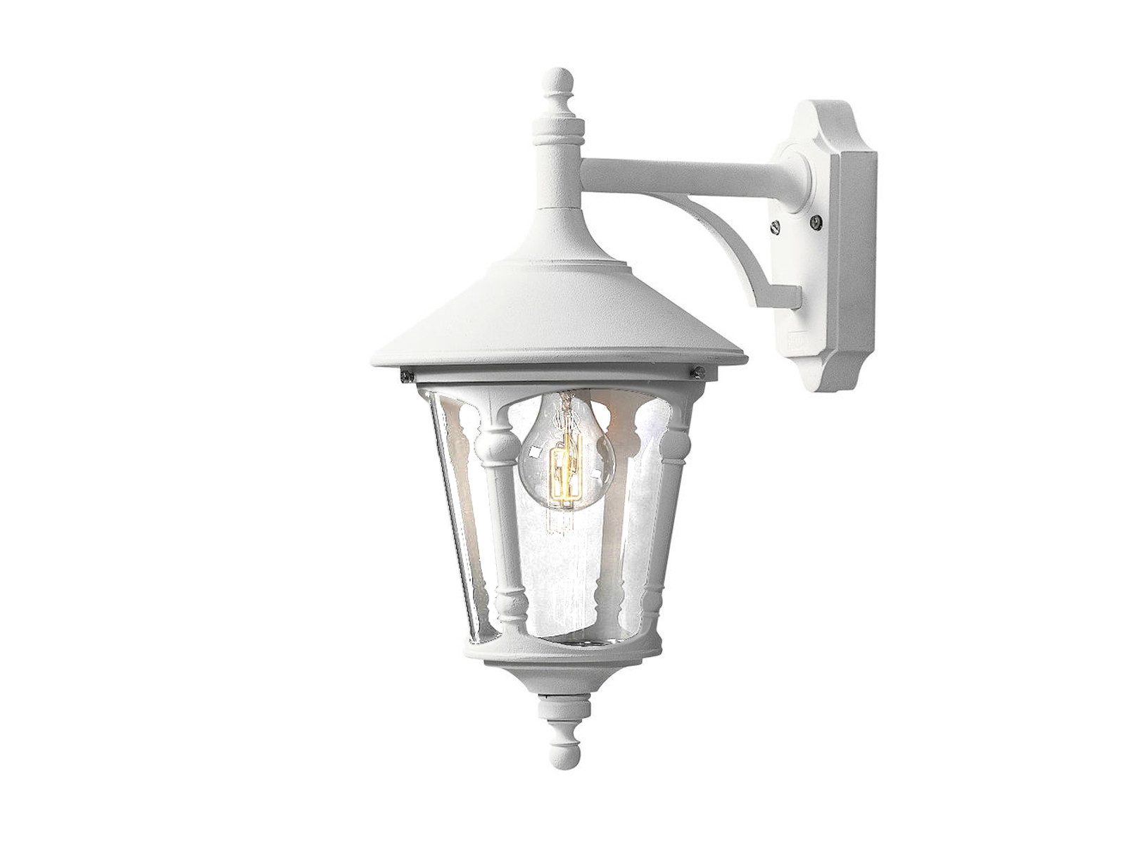 KONSTSMIDE LED Außen-Wandleuchte, LED wechselbar, Warmweiß, Außen-leuchten Wand-laterne im Landhausstil hängend, Höhe 44cm