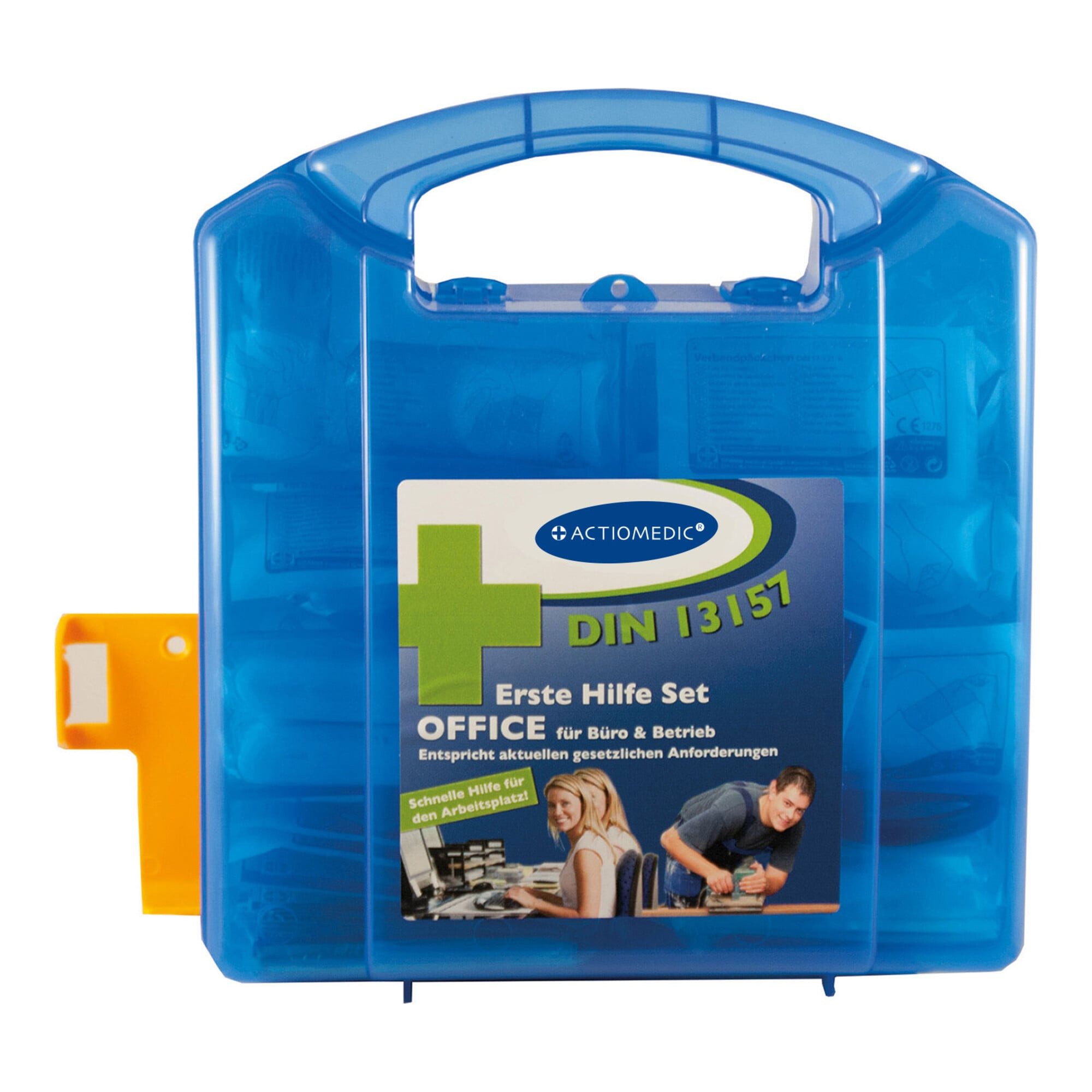 GRAMM medical Erste-Hilfe-Koffer GRAMM medical Verbandkoffer OFFICE DIN 13 157, blau