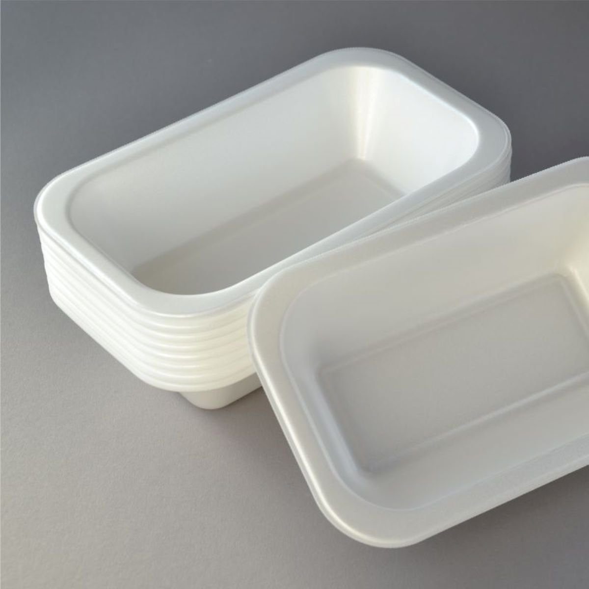 Lunchbox 500 Stück Siegelschalen mm), Menüschale Siegelgerät (242×150×55 passend 950 ml, Lunchbox ungeteilt 609 Thermobox laminiert, für