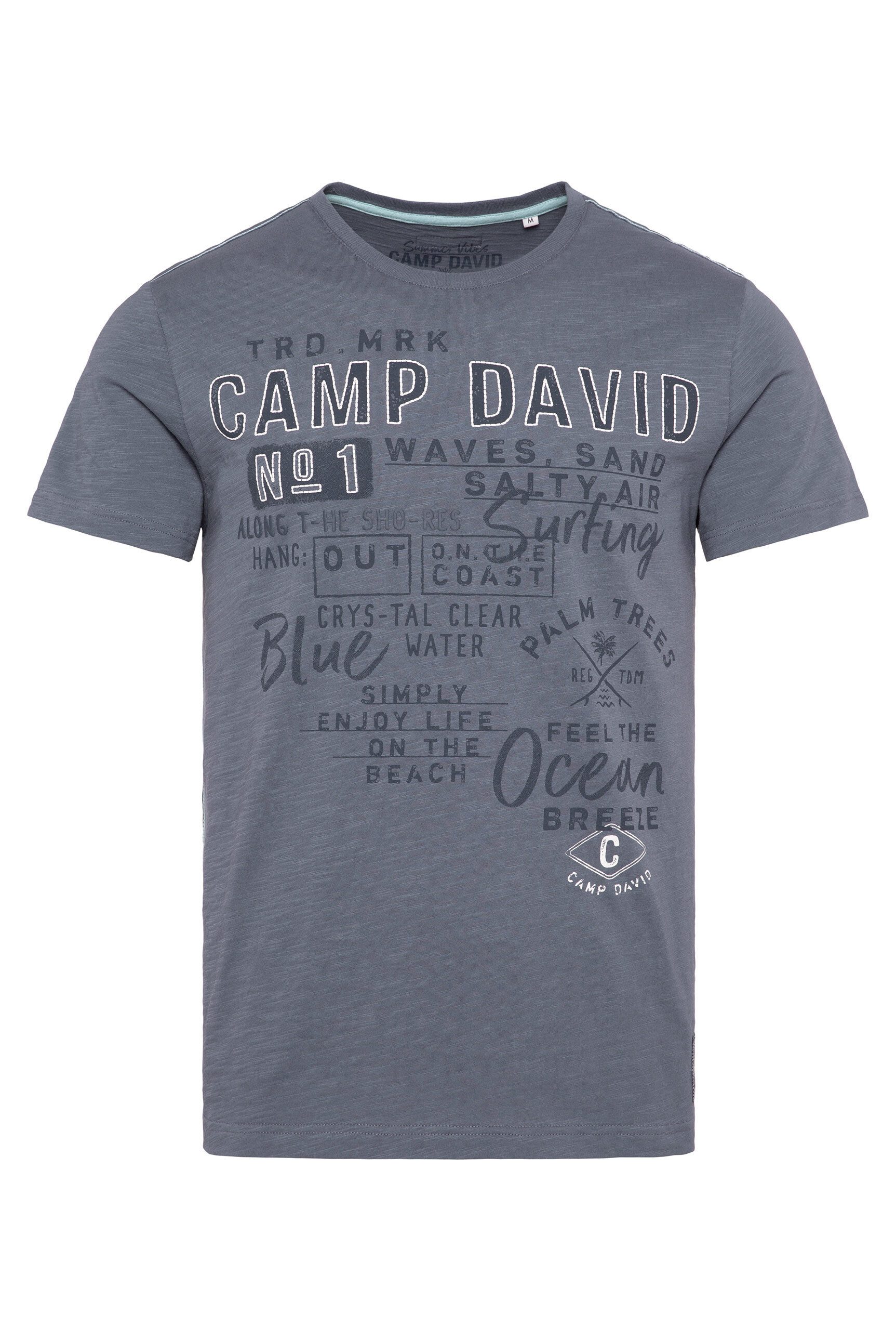 CAMP DAVID Rundhalsshirt, aus Baumwolle günstig online kaufen