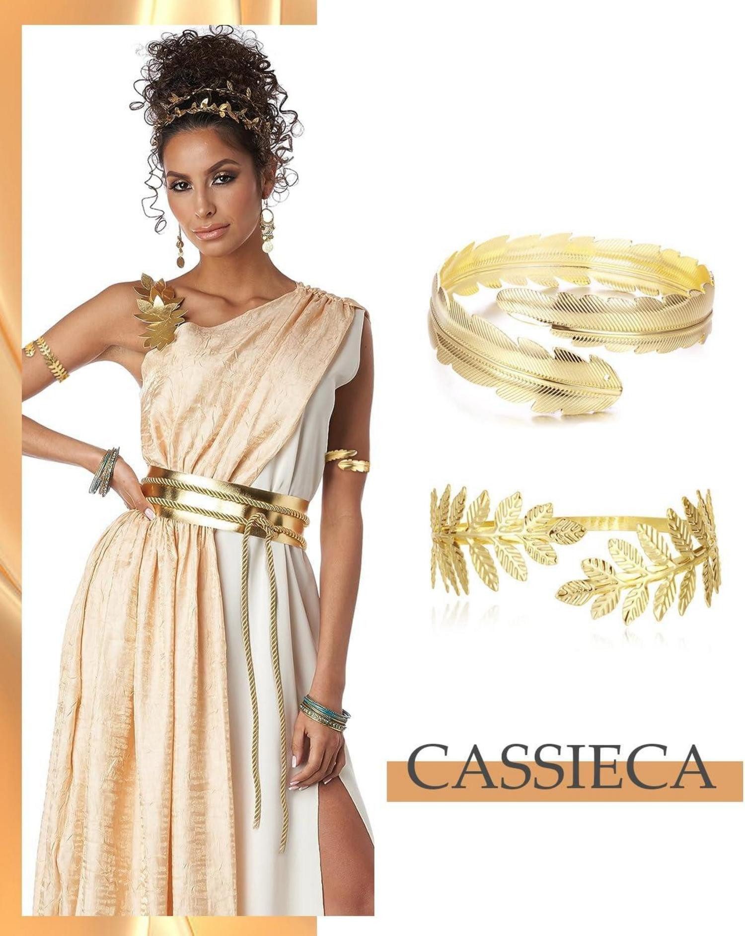 LuxusKollektion Schmuckset 6/8 Stück Goldene Armmanschetten günstig online kaufen