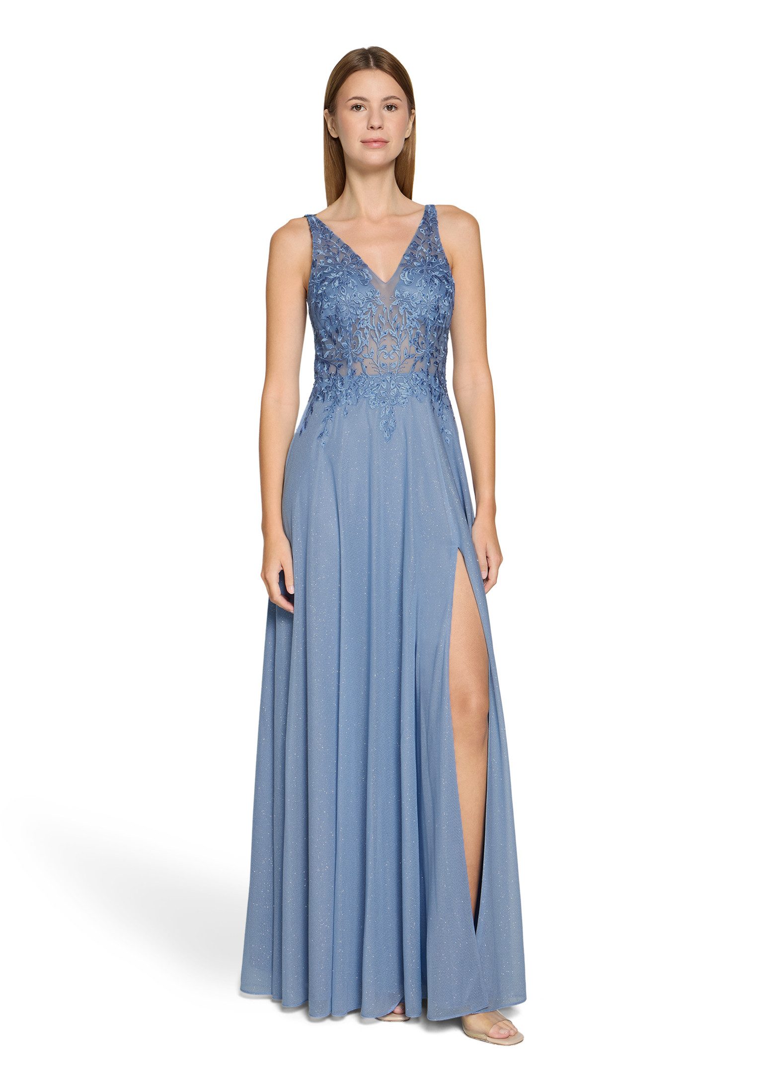 Vera Mont Abendkleid Damen im Glitzer-Look günstig online kaufen