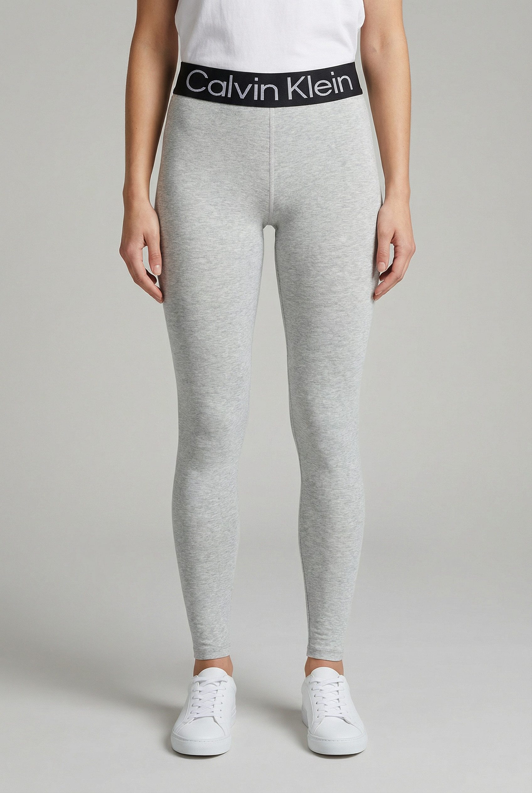 Calvin Klein Leggings breiter Logobund, weich, elastisch, Cotton-Mix