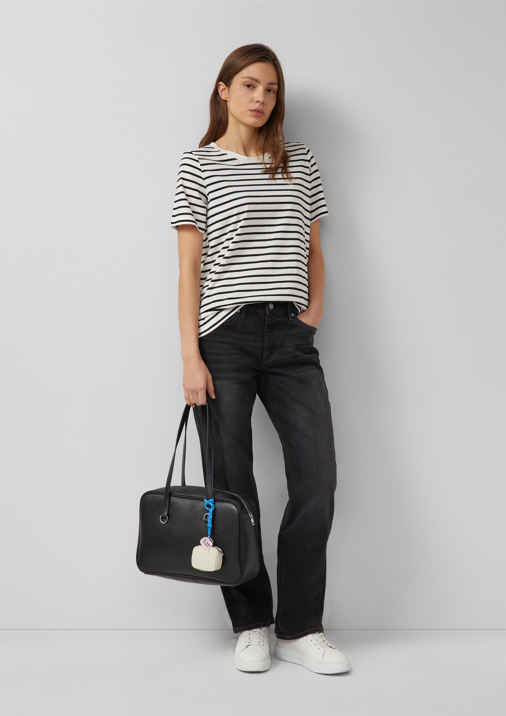 s.Oliver Handtasche Tasche, Handtasche mit abnehmbarem Pouch-Accessoire