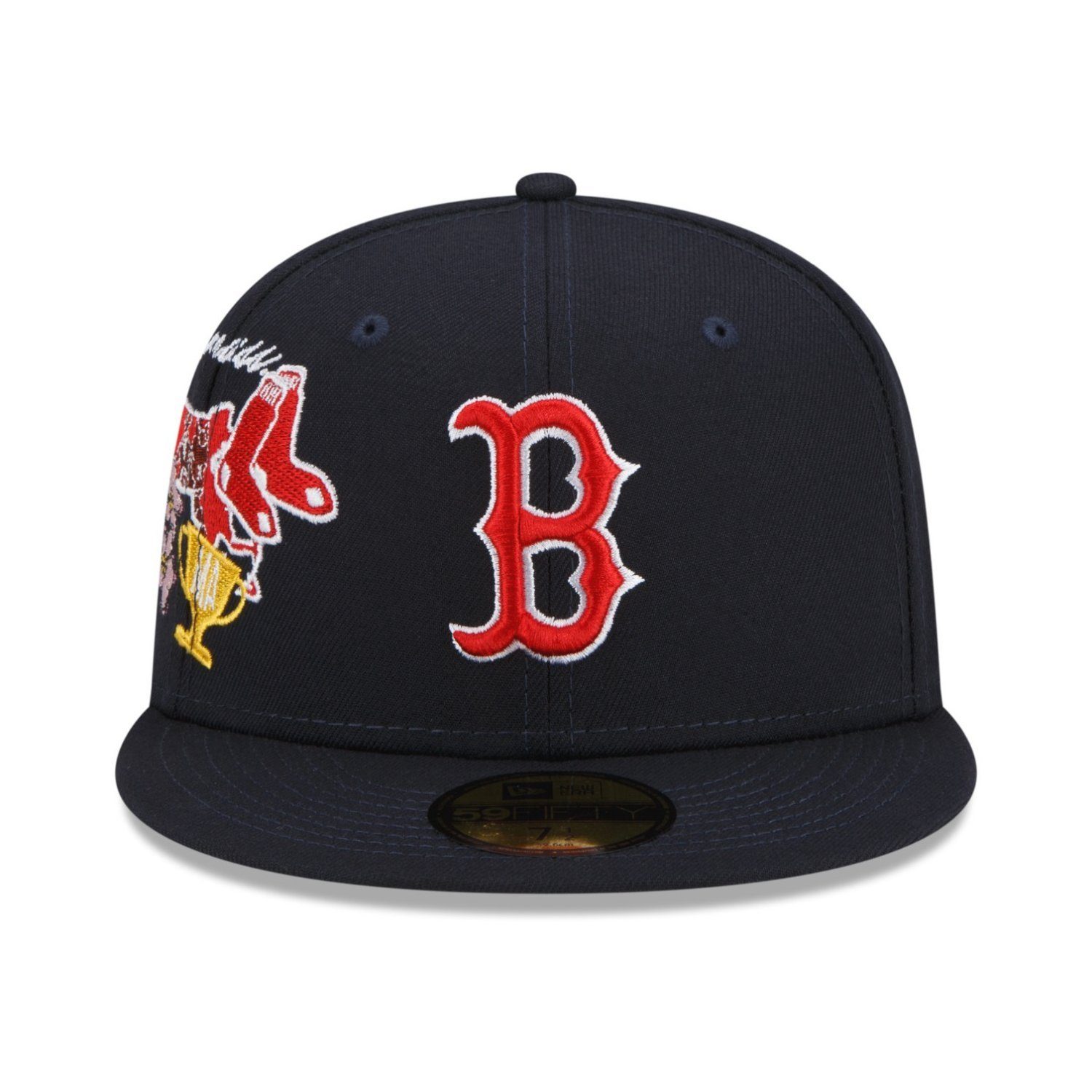 59Fifty Boston Cap Era Sox CITY CLUSTER Red New Fitted