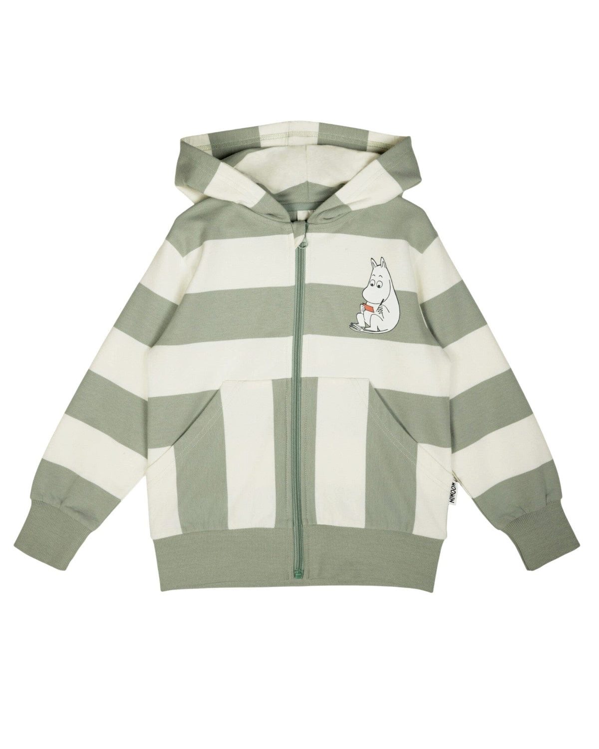 Moomin by Martinex Hoodie Martinex Moomin Day Off Hoodie Grün Weiß
