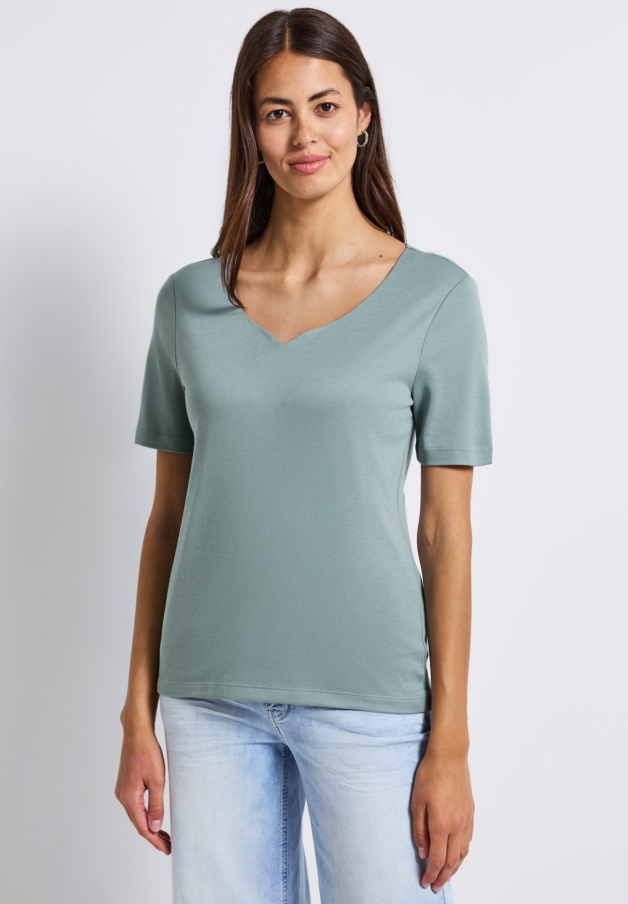 STREET ONE T-Shirt, im soften Baumwoll-Mix günstig online kaufen