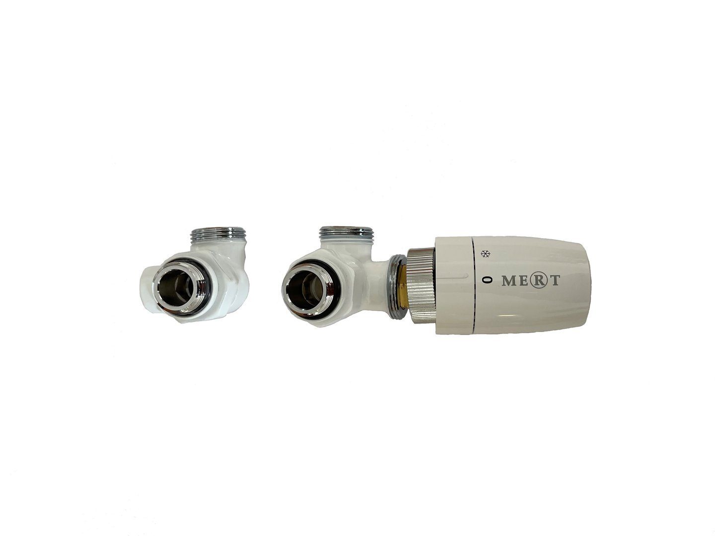 MERT Heizkörperthermostat Mert design TT-SET Anschlussarmatur für Badheizkörper