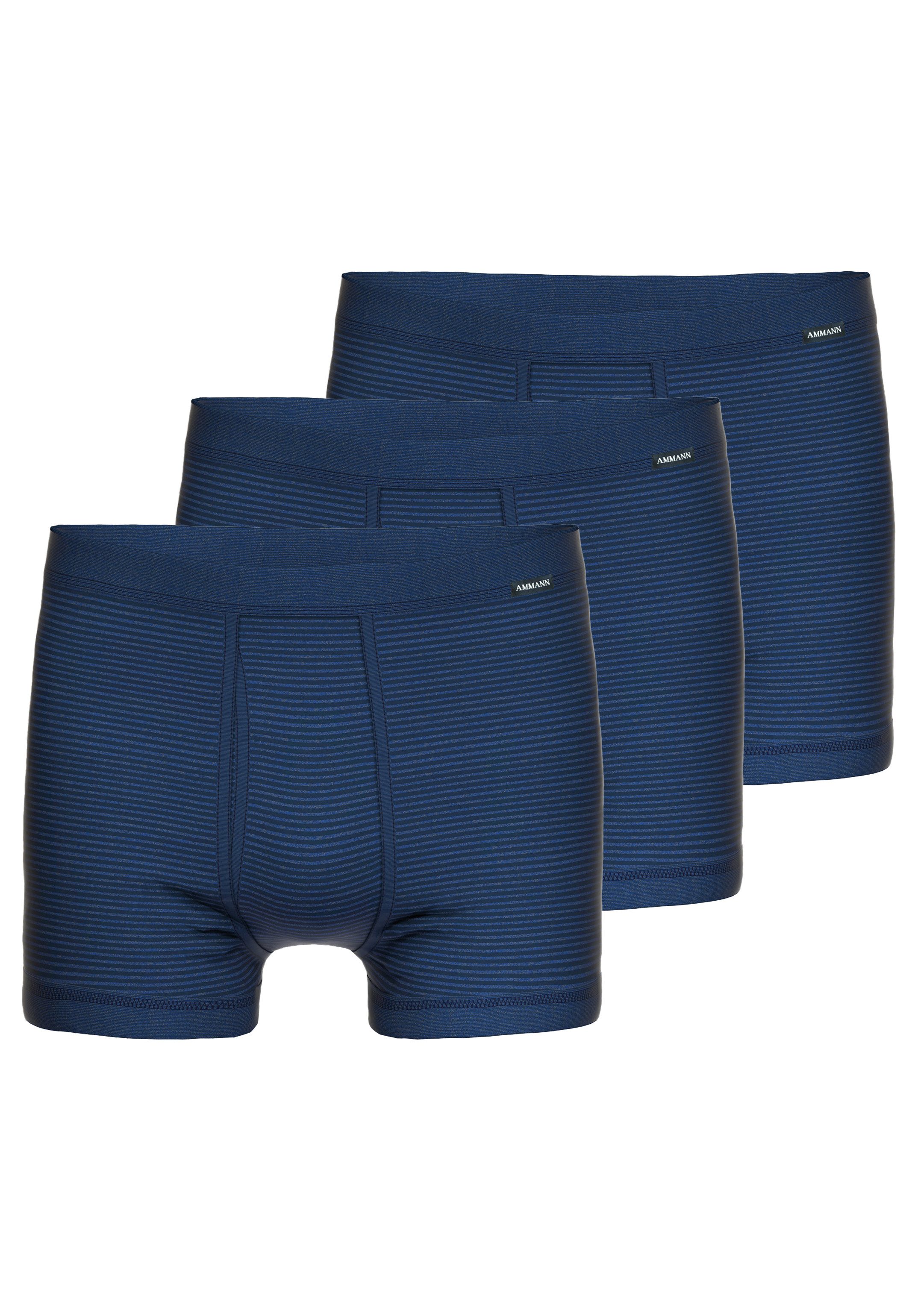 Ammann Retro Boxer 3er Pack Jeans Feinripp (Spar-Set, 3-St) Retro Short / P günstig online kaufen