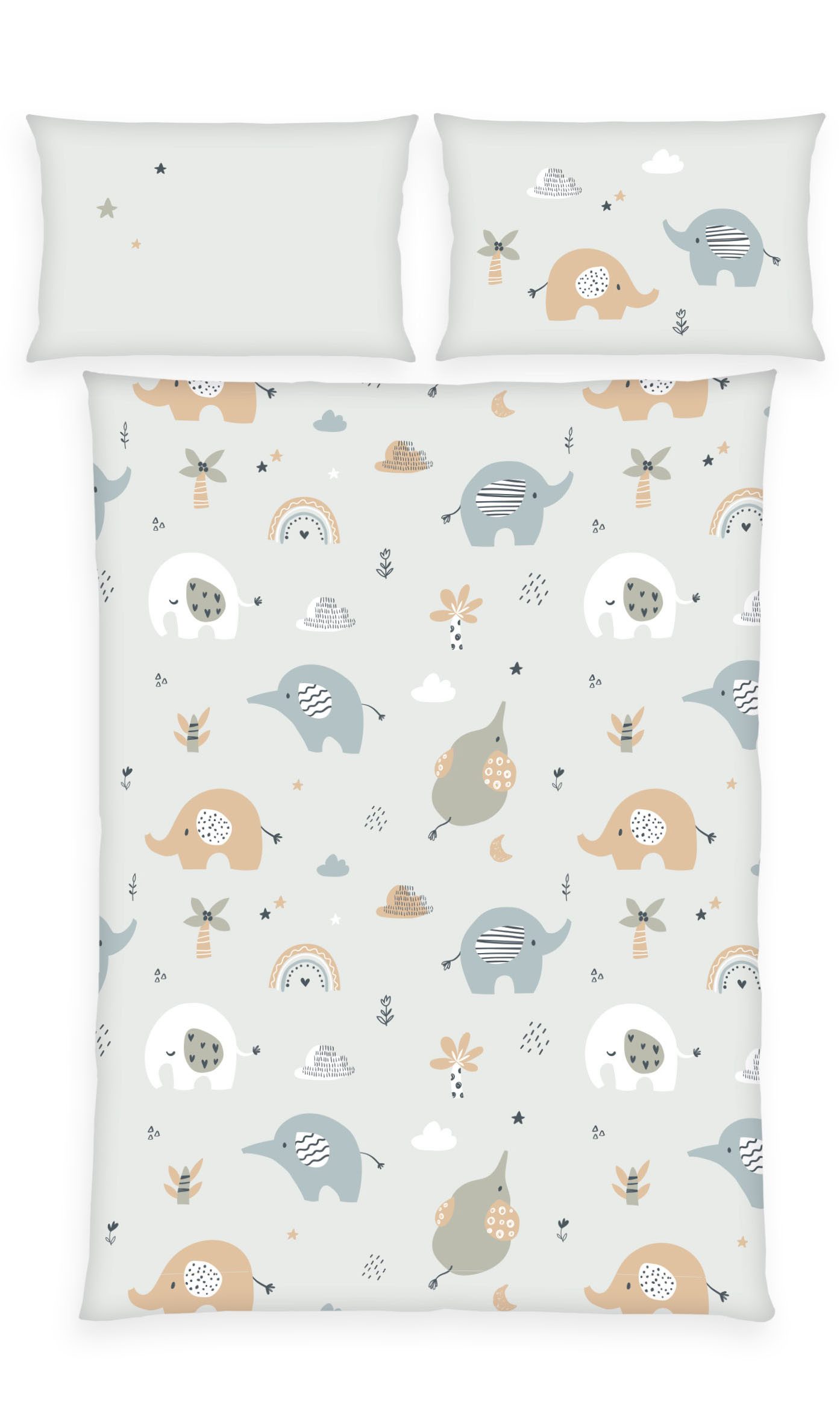 Baby Best Babybettwäsche BabyBest Elephant, Flanell, 2 teilig, Flanellbettw günstig online kaufen