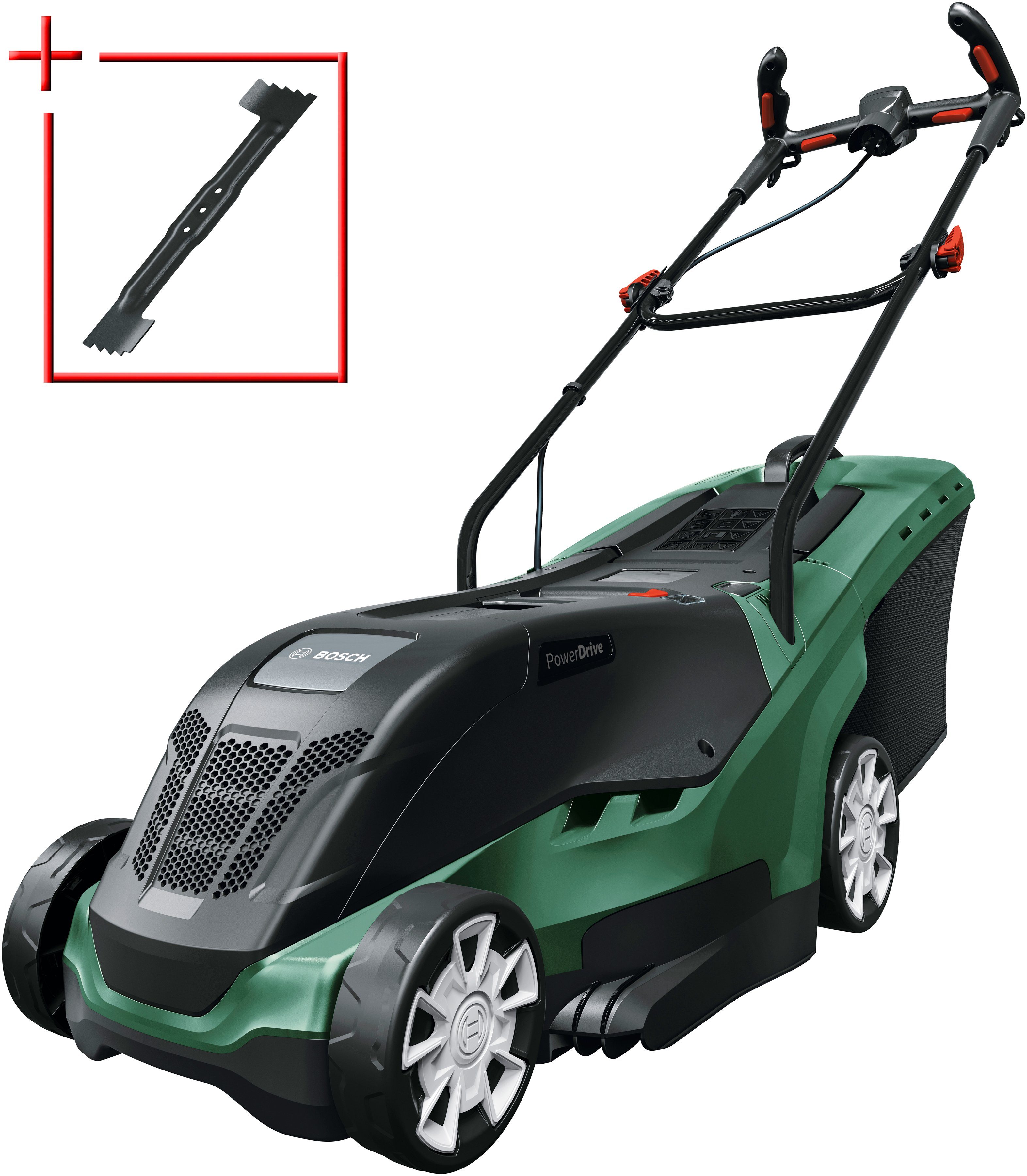BOSCH ElektroRasenmäher »UniversalRotak 550«, 37 cm Schnittbreite