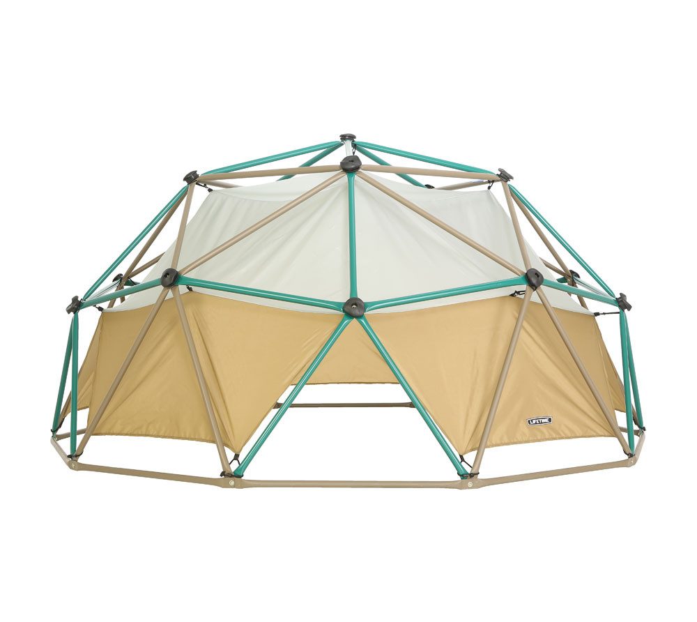 Lifetime Klettergerüst Geodome, (1-St), Ab 3-10 Jahren, Inkl. Spielzelt, LxBxH 305x305x152cm