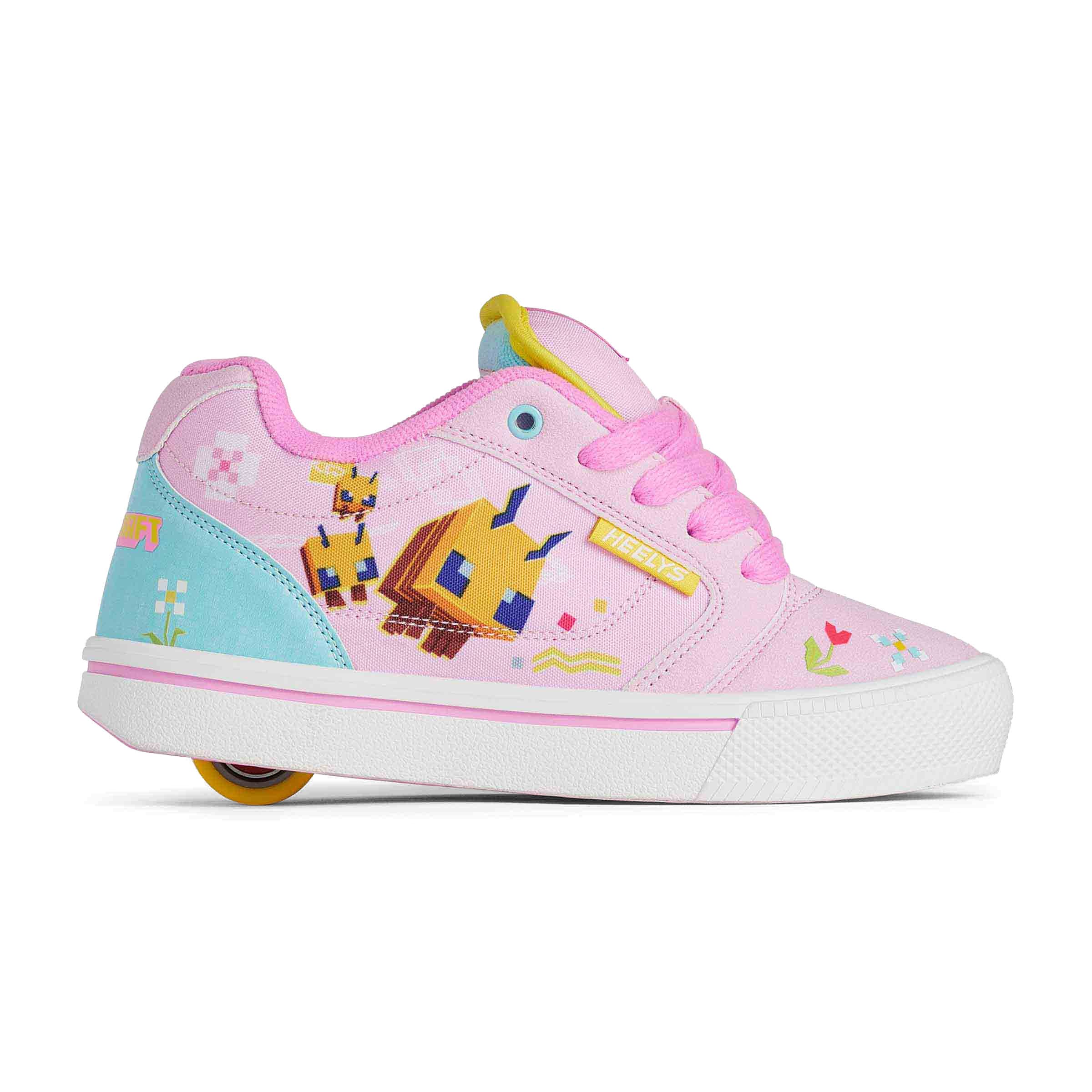 Heelys Rollschuhe x Minecraft Pro 25, Sneaker mit 1 Rolle pro Schuh