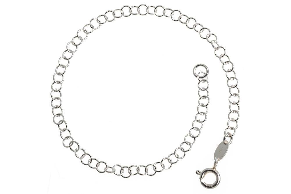 Silberkettenstore Silberarmband Erbskette Armband 3,5mm - 925 Silber, Länge wählbar von 16-25cm