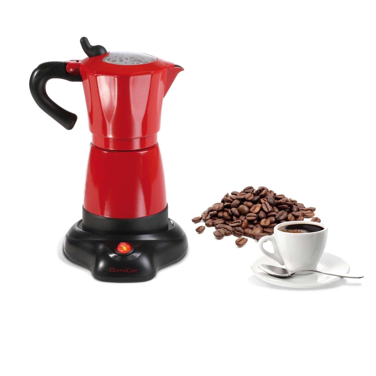 LIVOO Espressokocher LIVOO Espressokocher Elektrisch 6 Tassen Espresso  Kanne 300ml