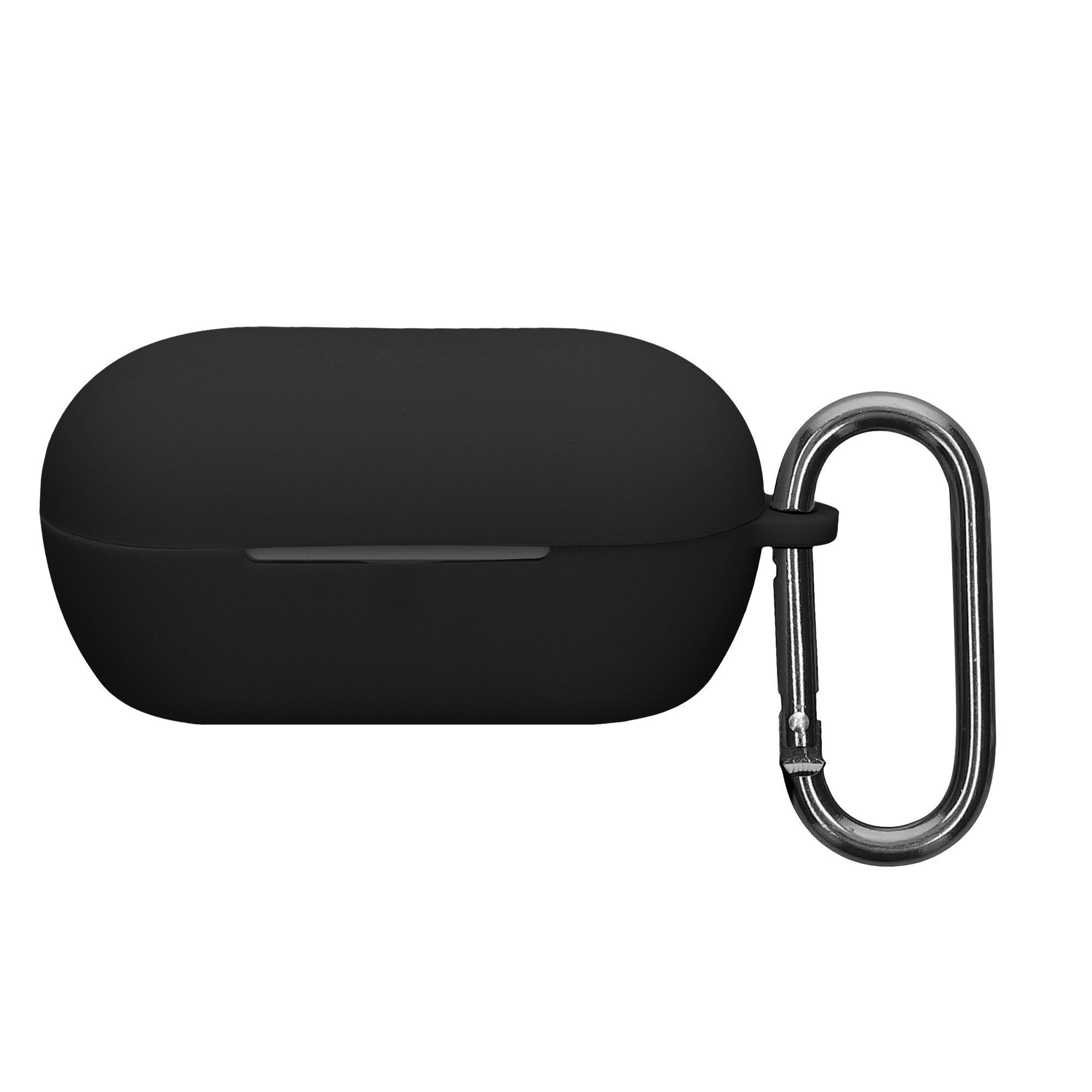 kwmobile Kopfhörer-Schutzhülle Schutzhülle für Sony WF-C710N Hülle, TPU Silikon Case für Kopfhörer Ladecase stoßfestes Cover mit Karabiner