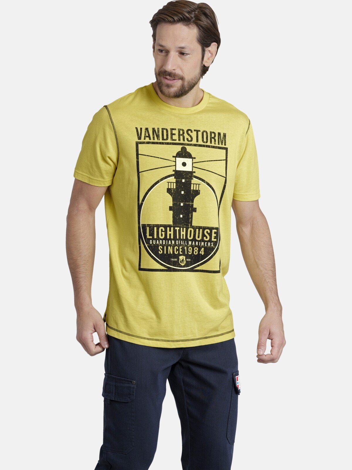 T-Shirt Comfort Baumwolle reine TANKRED Vanderstorm Jan Fit,