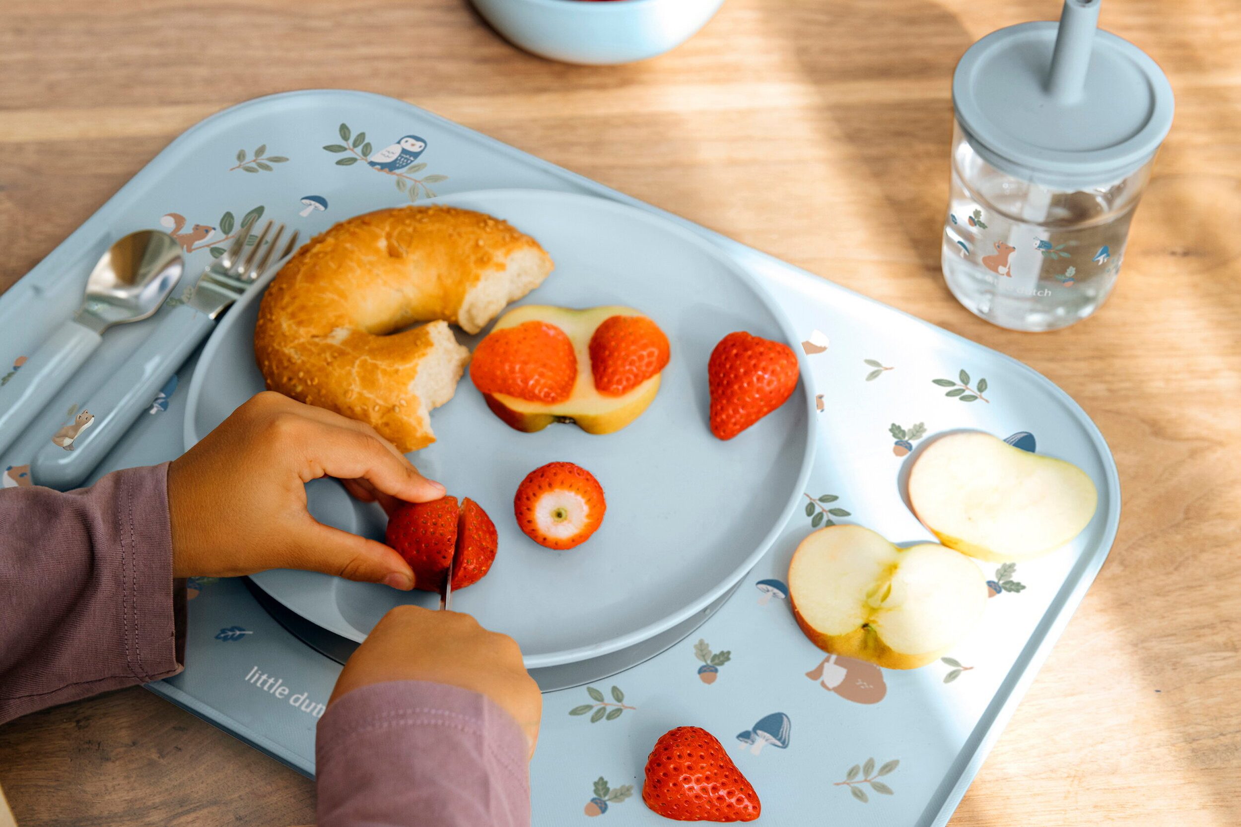 Mepal Kindergeschirr-Set Mepal Mio Tischset - Little Farm – Bild 4 von 5