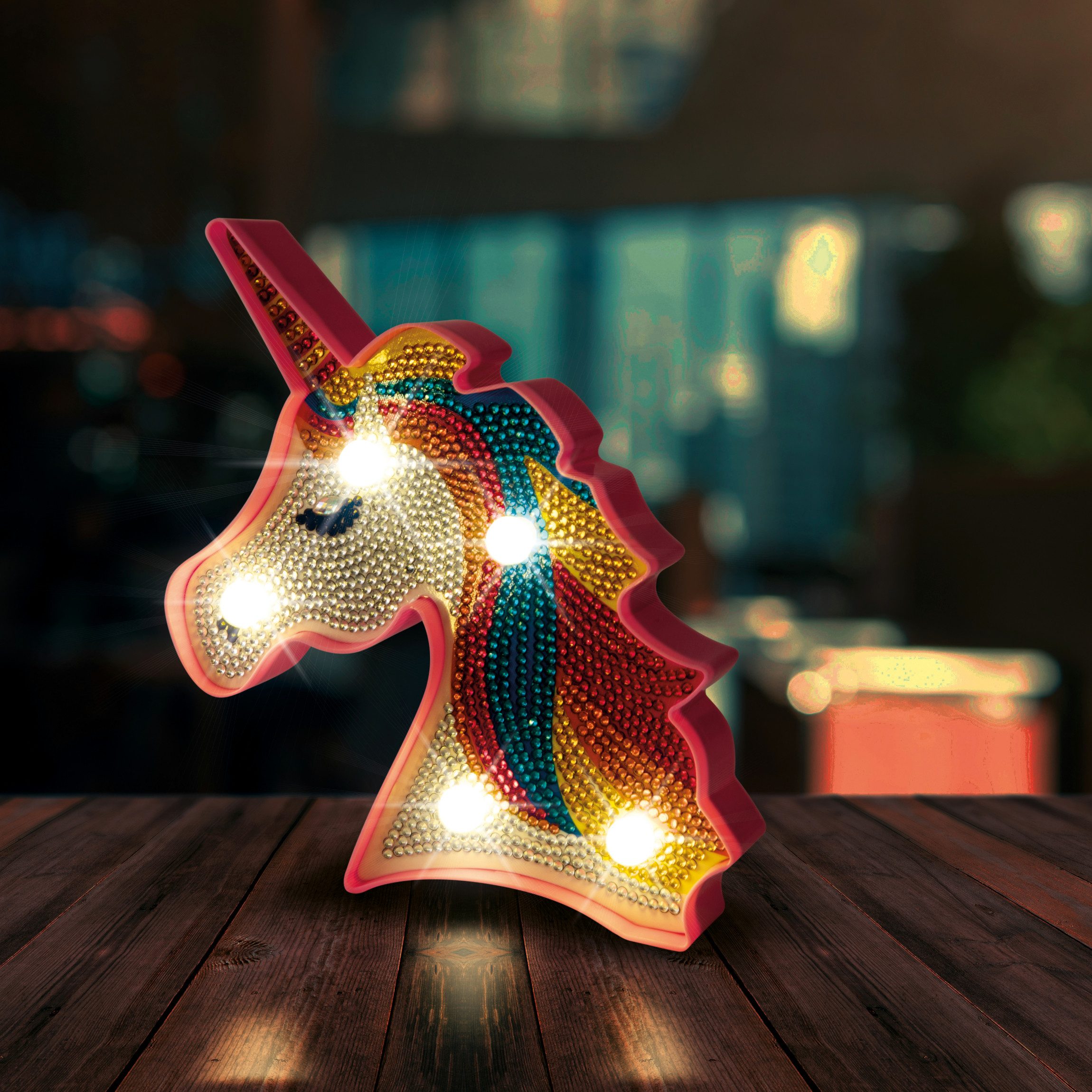 Toi-Toys Dekolicht DIY - Diamant - Einhornlampe (5D)
