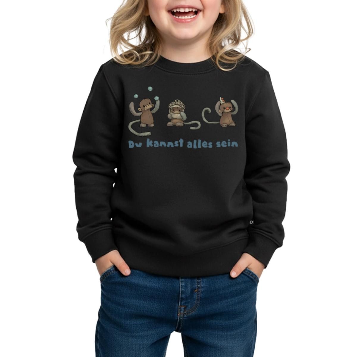 Spreadshirt Sweatshirt Anouk Affi Du Kannst Alles Sein Kinder Premium Pullover (1-tlg)