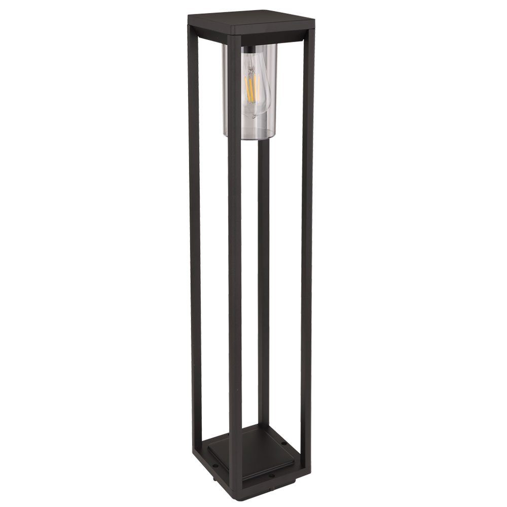 etc-shop LED Wandstrahler, Leuchtmittel inklusive, Steh Außen Stand Smart Kaltweiß, schwarz-matt Tageslichtweiß, Farbwechsel, Neutralweiß, Leuchte Garten ALU Warmweiß