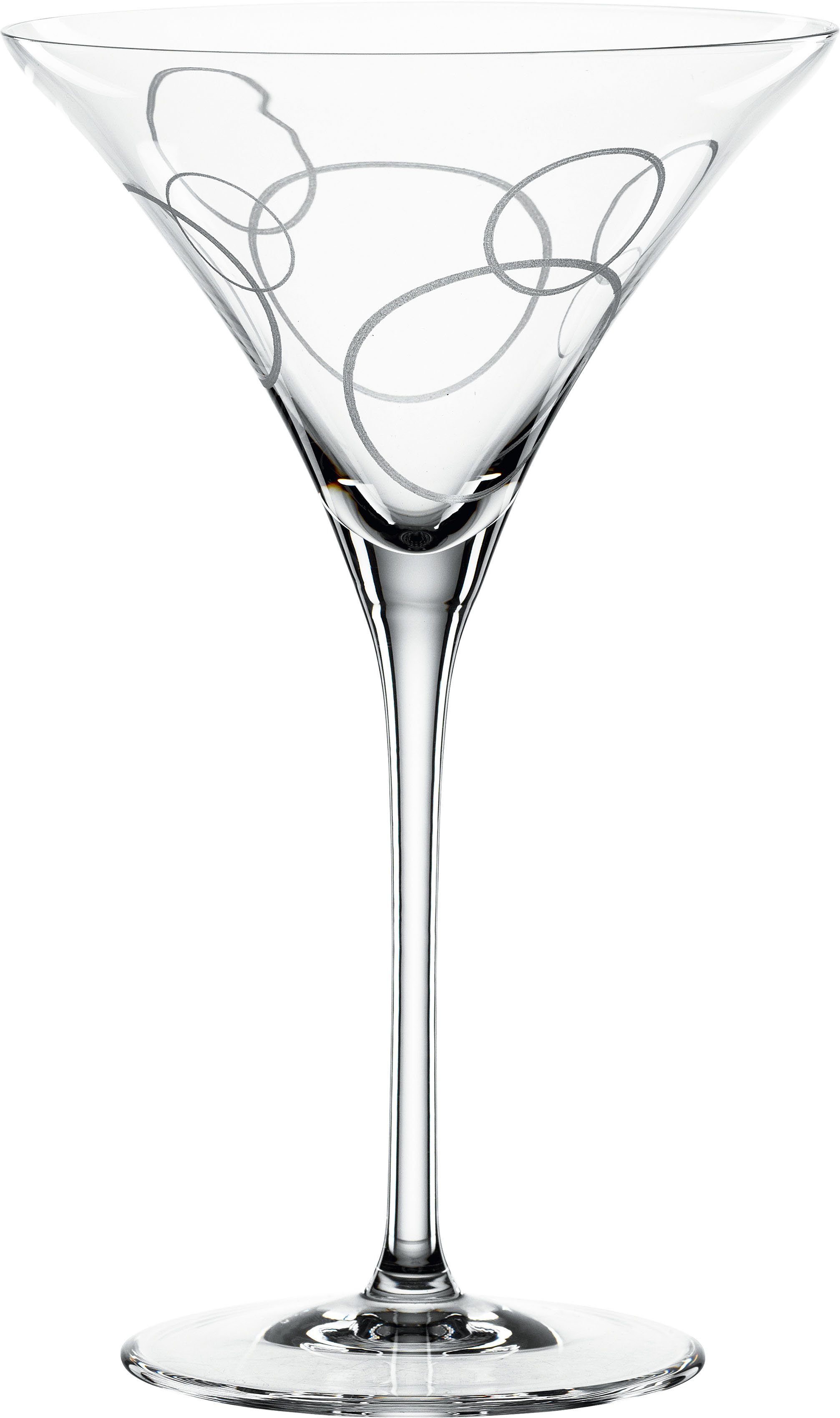 in ml, Made 220 SPIEGELAU Kristallglas, Circles, Germany Cocktailglas 2-teilig,