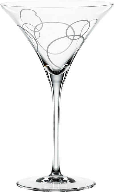 SPIEGELAU Cocktailglas Circles, Kristallglas, 2-teilig, 220 ml, Made in Germany