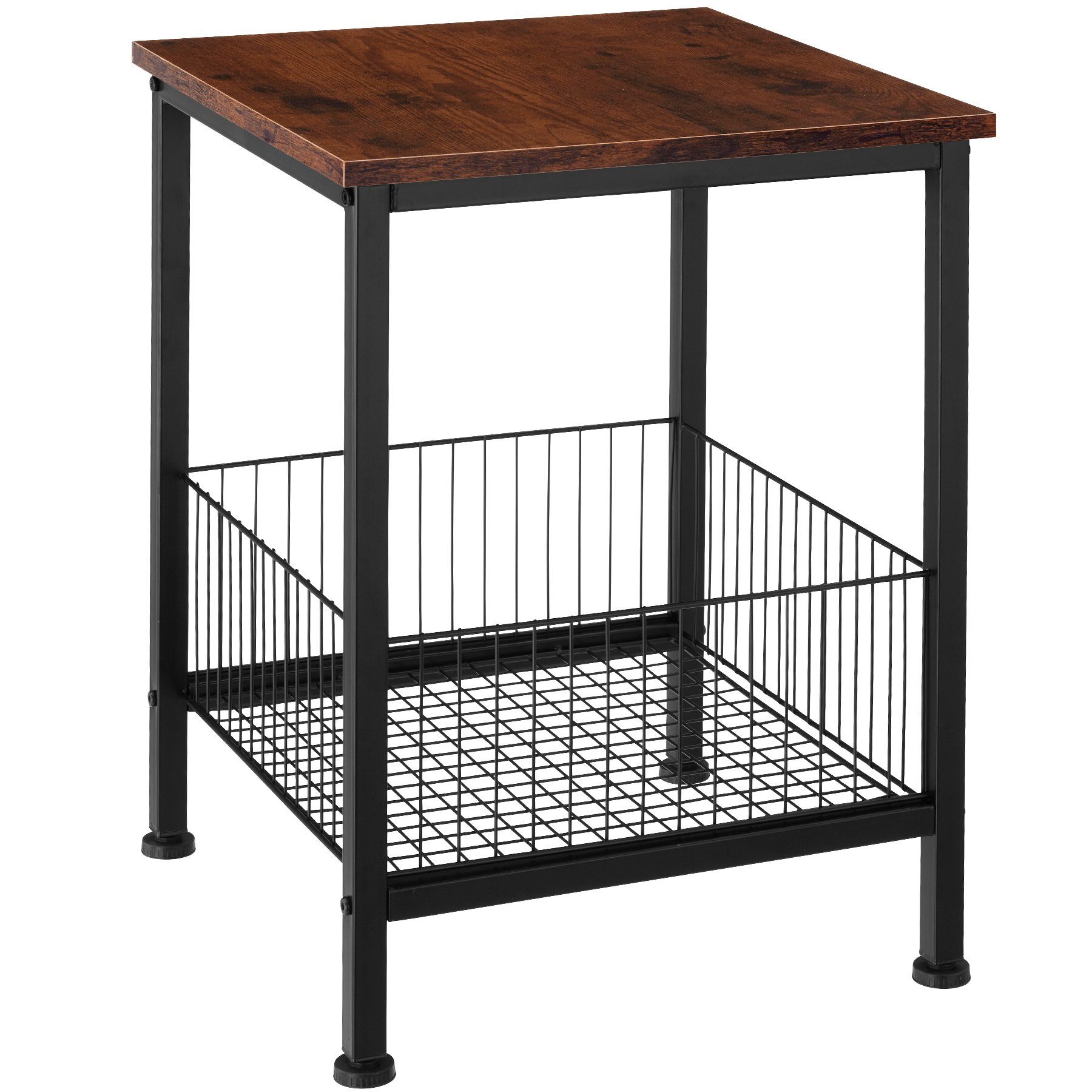 tectake Beistelltisch Couchtisch Grimsby 40x40x55,5cm (1-St., günstig online kaufen