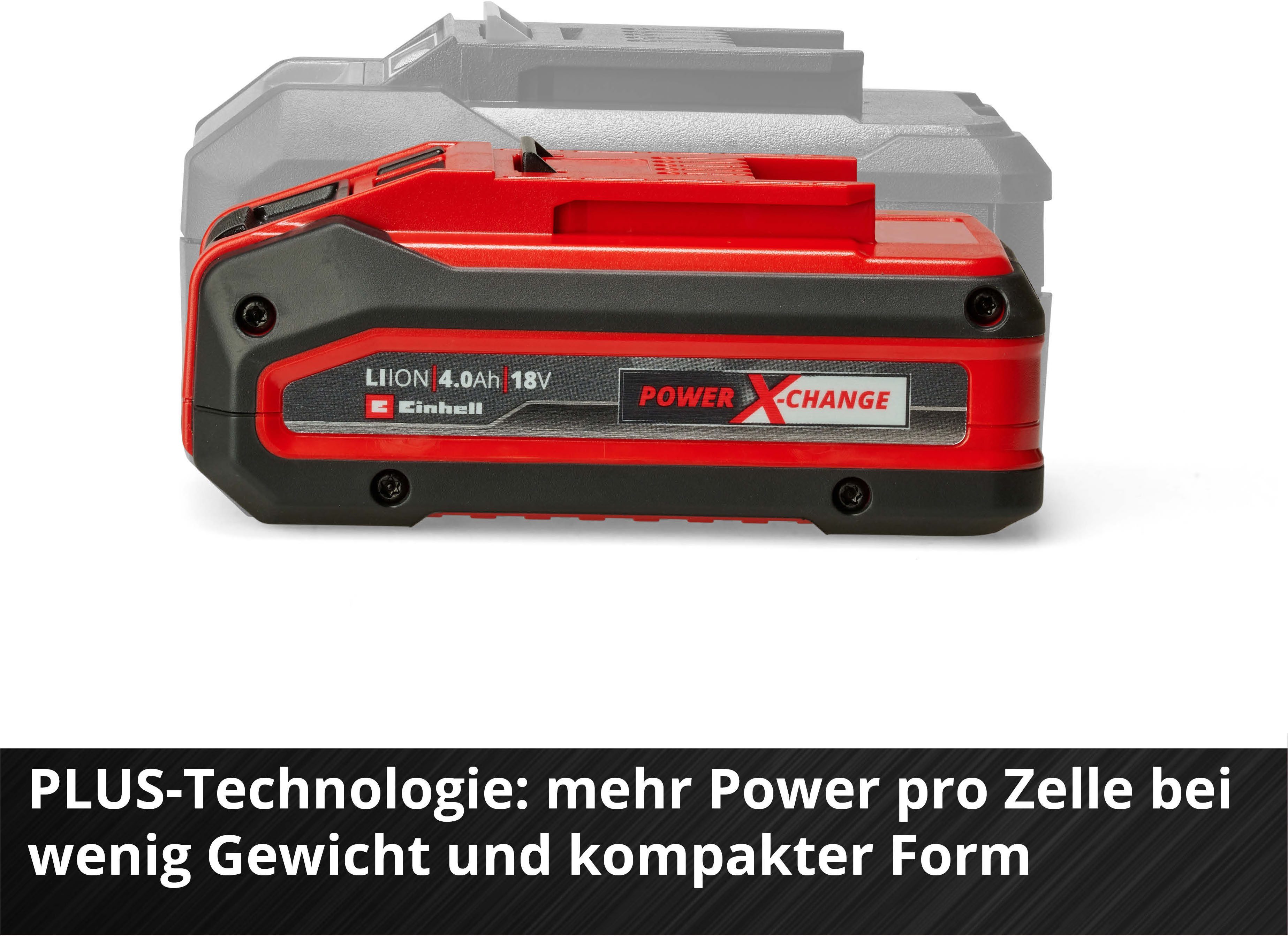 Einhell »PXC Plus Twinpack« Akku (2 St), 18 V, 4 Ah, universell verwendbar für alle Power X-Change Geräte