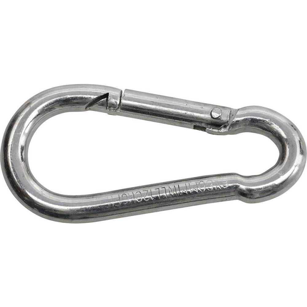 Karabiner Feuerwehrkarabinerhaken Stahl galvanisch verzinkt