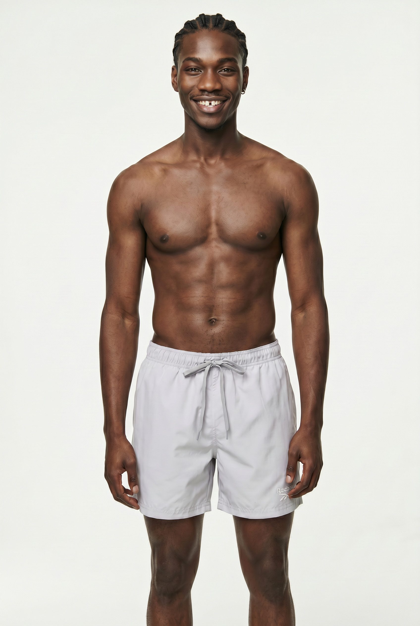 Reebok Badeshorts "Yale" mit Kordelzug und elastischem Bund, mit Logo, basic