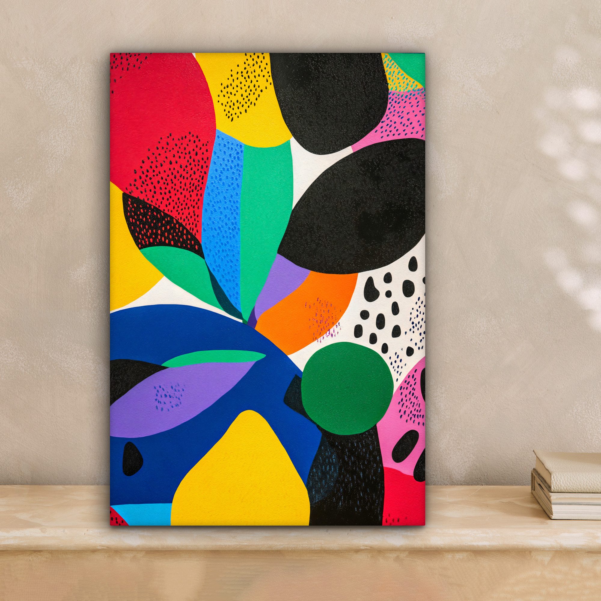 OneMillionCanvasses® Leinwandbild Formen - Punkte - günstig online kaufen