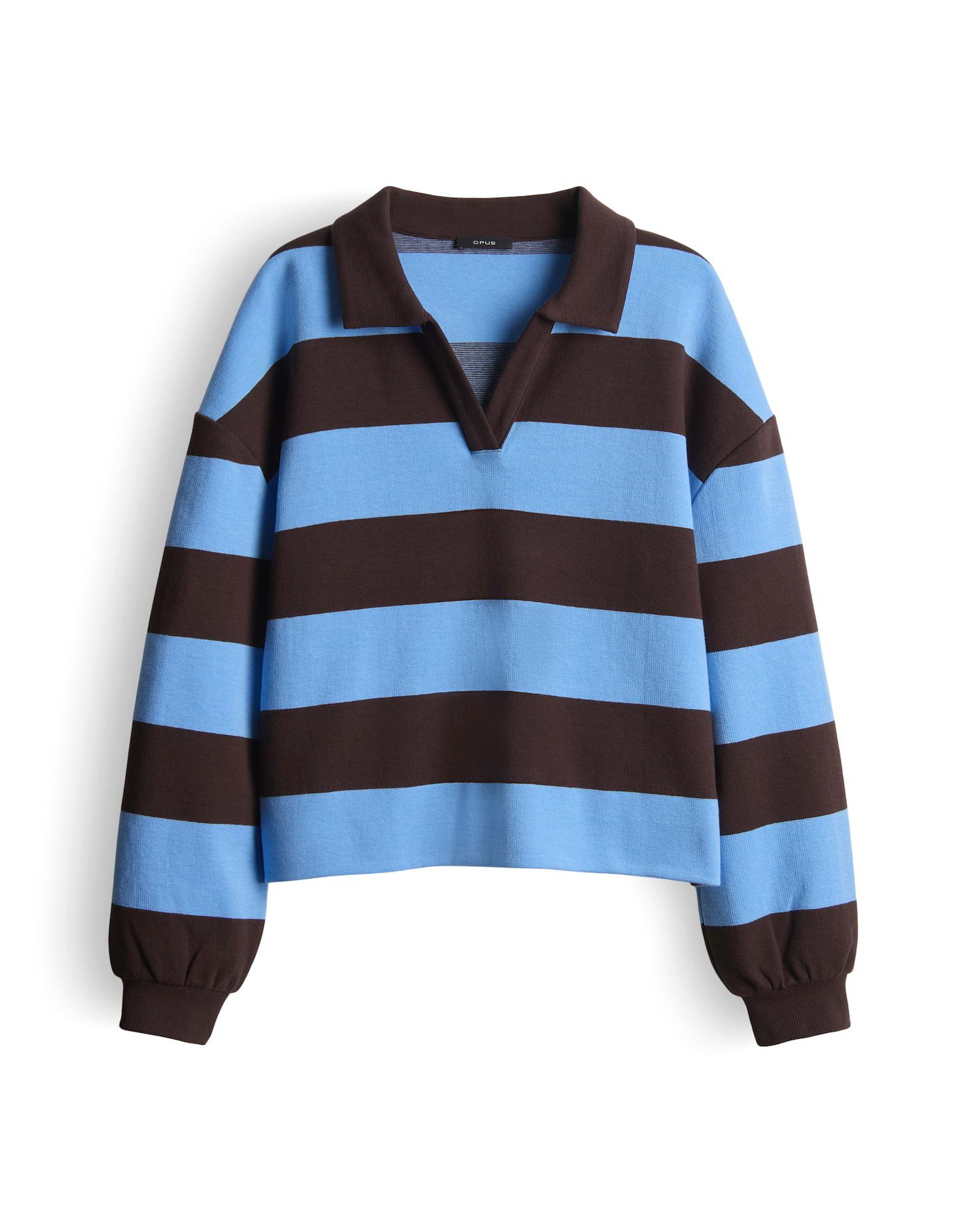 Sweatshirt GLOCKI Loose mit breiten Rugby Streifen