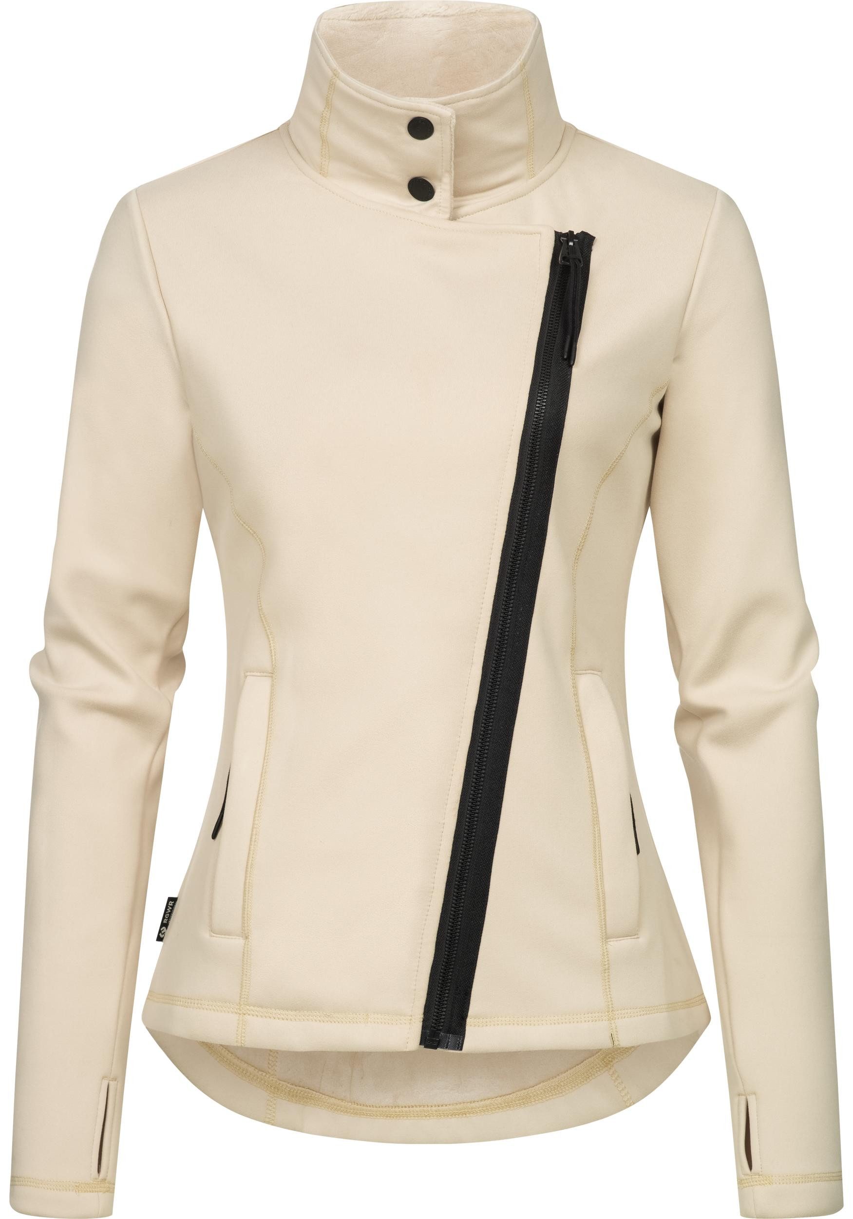 Ragwear Sweatjacke Saskie Modische Damen Kapuzenjacke mit kuschlig weichem Innenfutter – Bild 4 von 5