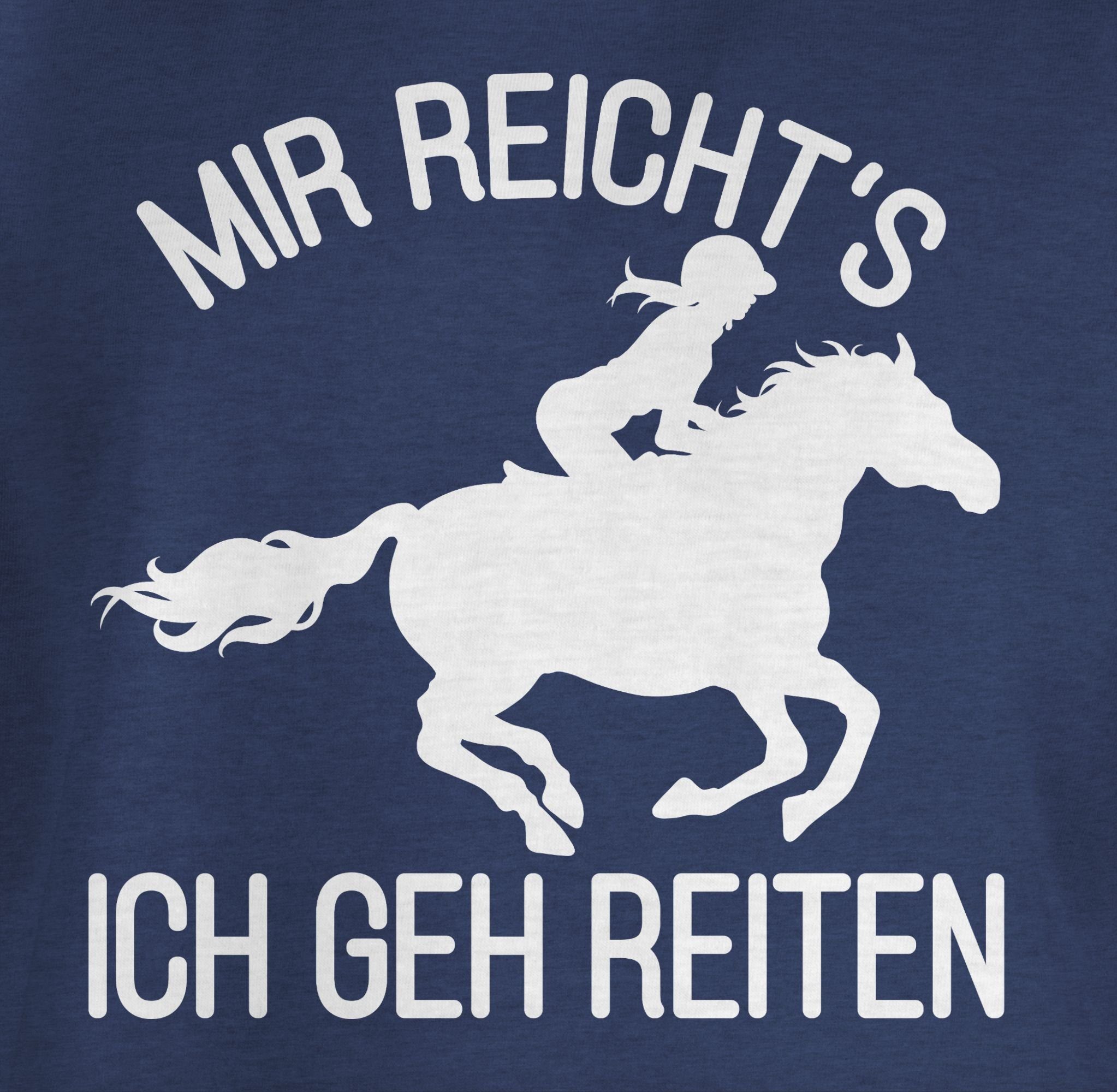 Shirtracer T-Shirt Mir reicht's ich geh Reiten Pferd