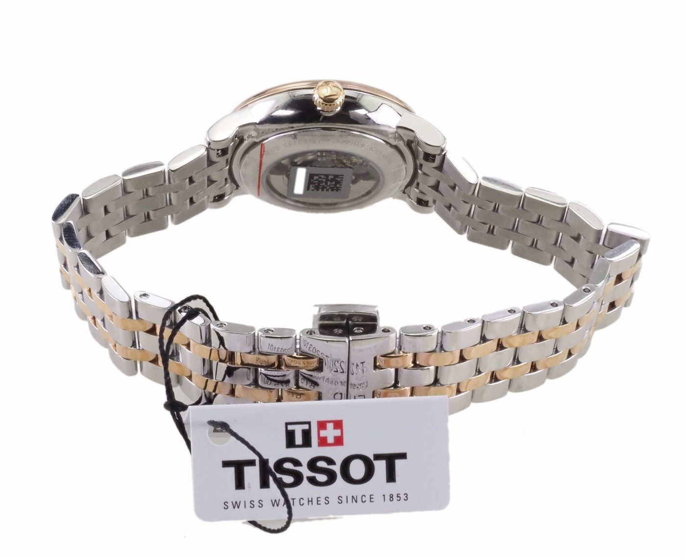 Tissot Automatikuhr Tissot Damen Automatik Uhr T-Classic Carson T1222072203101, (Rosegold)