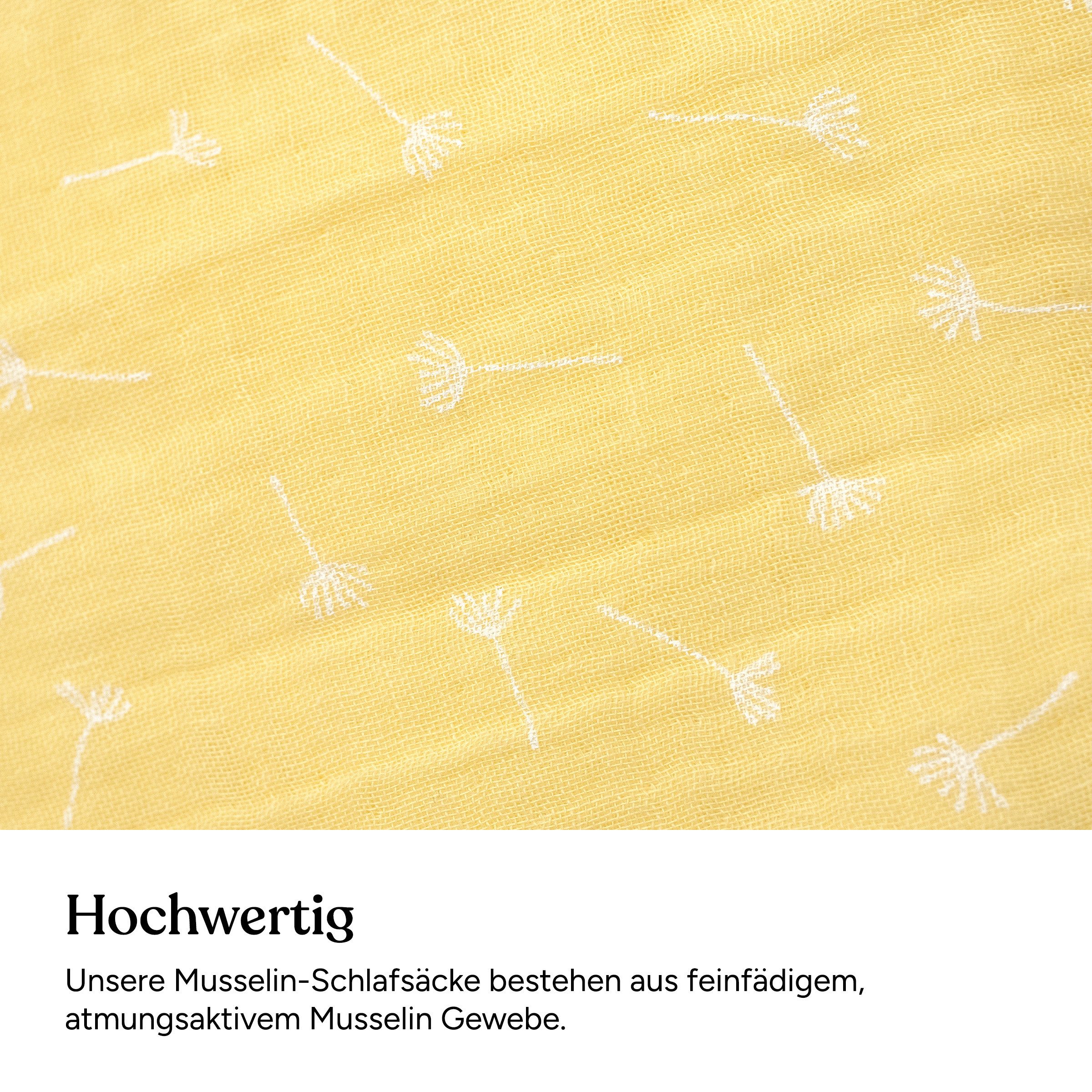Ehrenkind Babyschlafsack Musselin Schlafsack mit Füßen 2.5 TOG (Ganzjahres-Schlafsack mit Beinen, Mehr Bewegungsfreiheit zu jeder Jahreszeit), Schlafsack Baby, 100% hochwertige Bio-Baumwolle