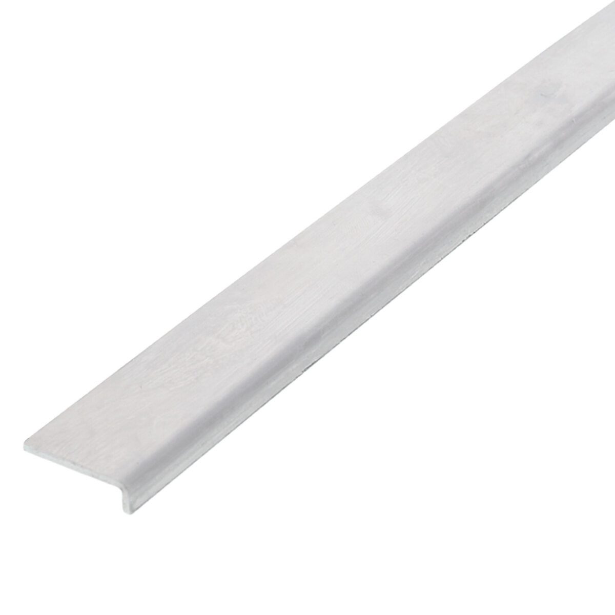 FEPS Winkelschließblech Türschonblech Schonungsblech für Türblatt Edelstahl gebürstet, (Universal), 30,00 × 2,20 × 0,65 cm