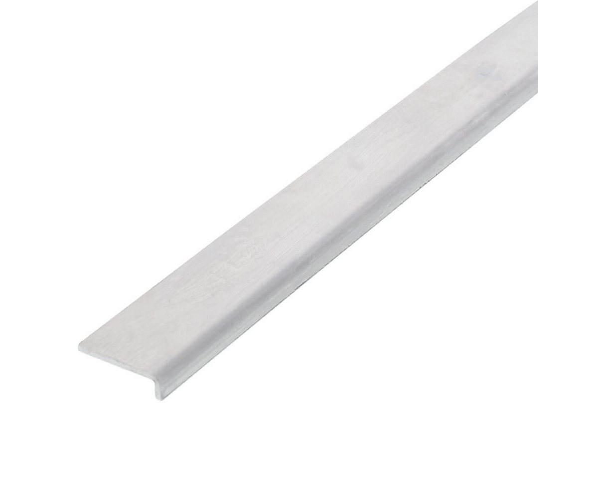 FEPS Winkelschließblech Türschonblech Schonungsblech für Türblatt Edelstahl gebürstet, (Universal), 30,00 × 2,20 × 0,65 cm