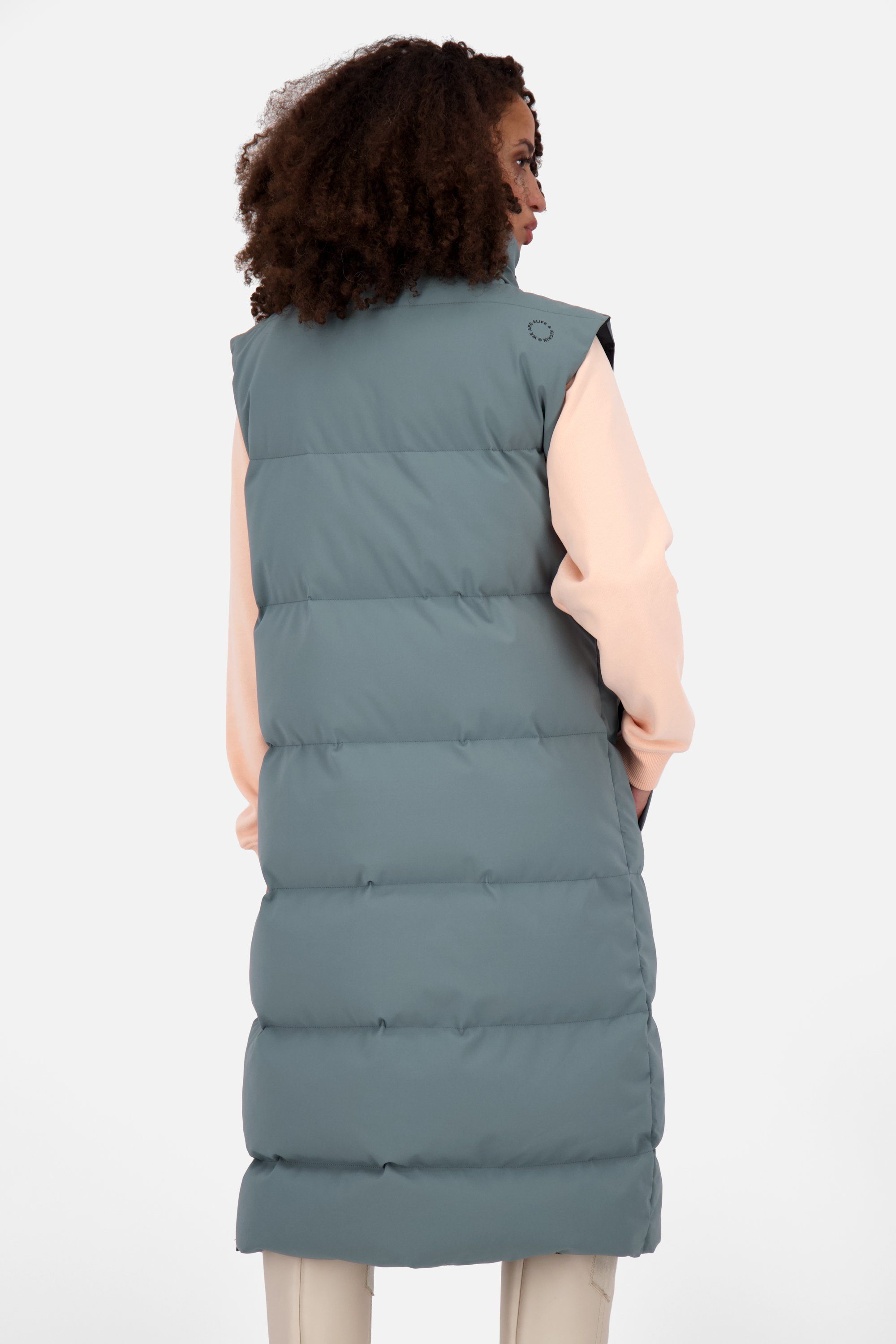 Alife A Steppweste Long & Vest Kickin basalt Damen Weste Steppweste, PhoebeAK