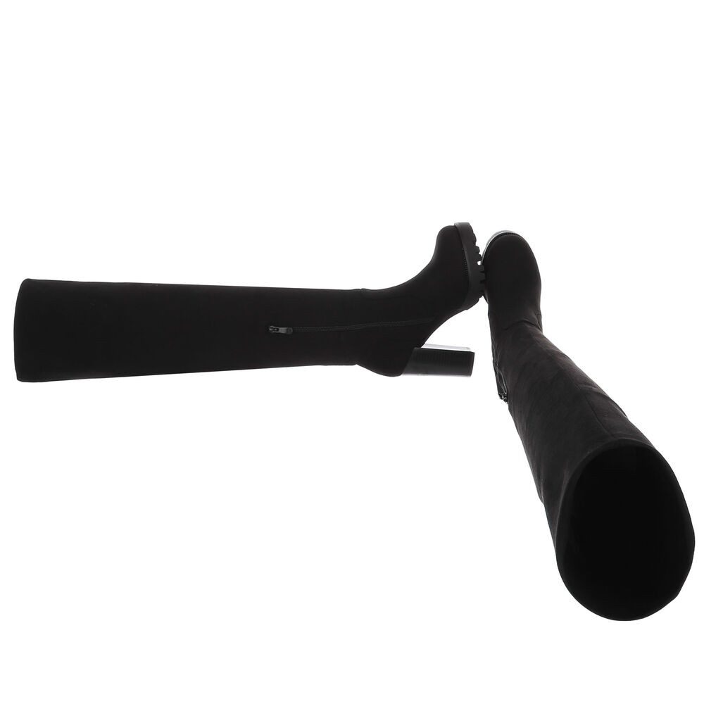 Ital-Design Kniehohe Stiefel mit Absatz für Damen im Alltag Overkneestiefel günstig online kaufen