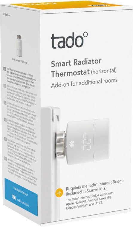 zur Heizkörperthermostat Tado Einzelraumsteuerung, Pack, Smartes - Duo Heizkörper-Thermostat (Packung)