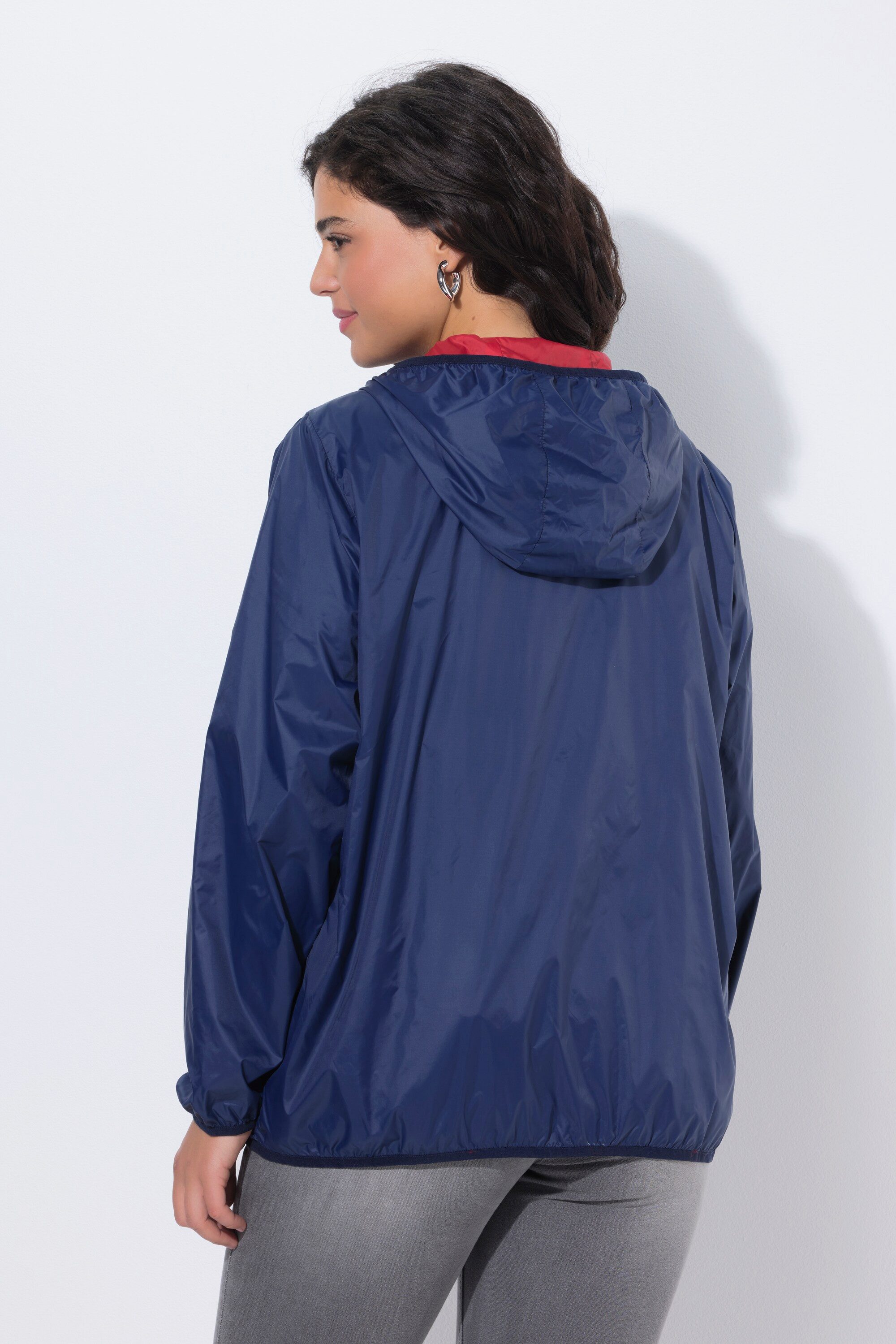 Ulla Popken Outdoorjacke HYPRAR Wendejacke wasserabweisend Kapuze – Bild 3 von 4