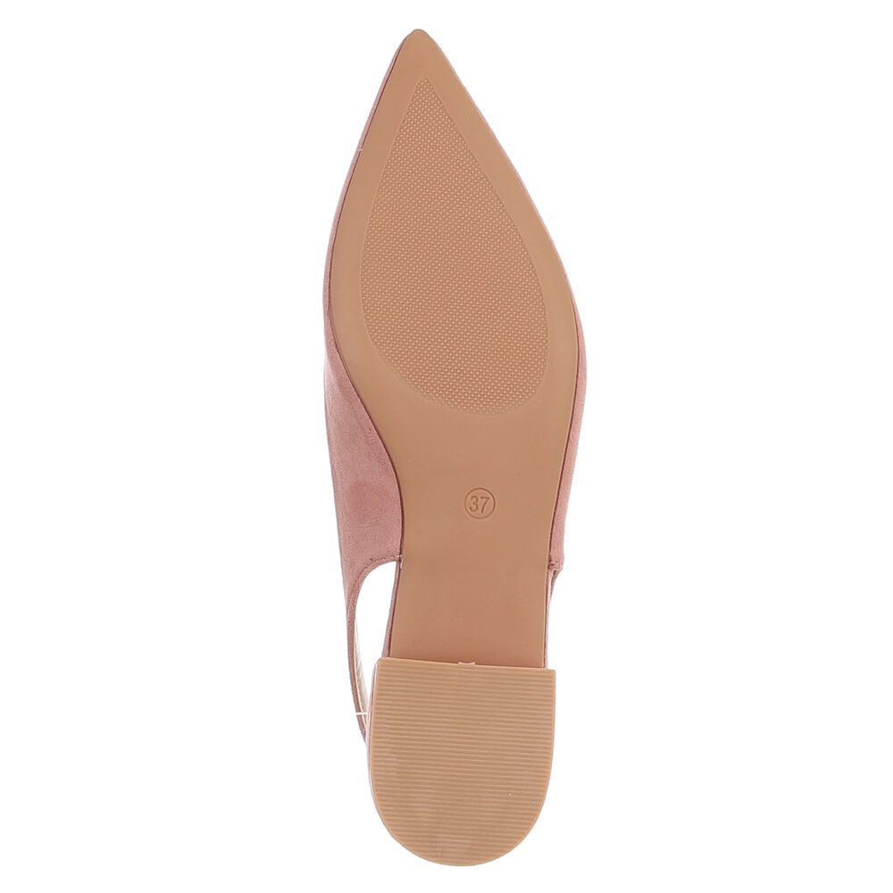 Ital-Design Damen Schnürstiefel Combat-Style mit Schnalle Schnürpumps (92078855) Blockabsatz Schnür- & Riemchenpumps in Altrosa