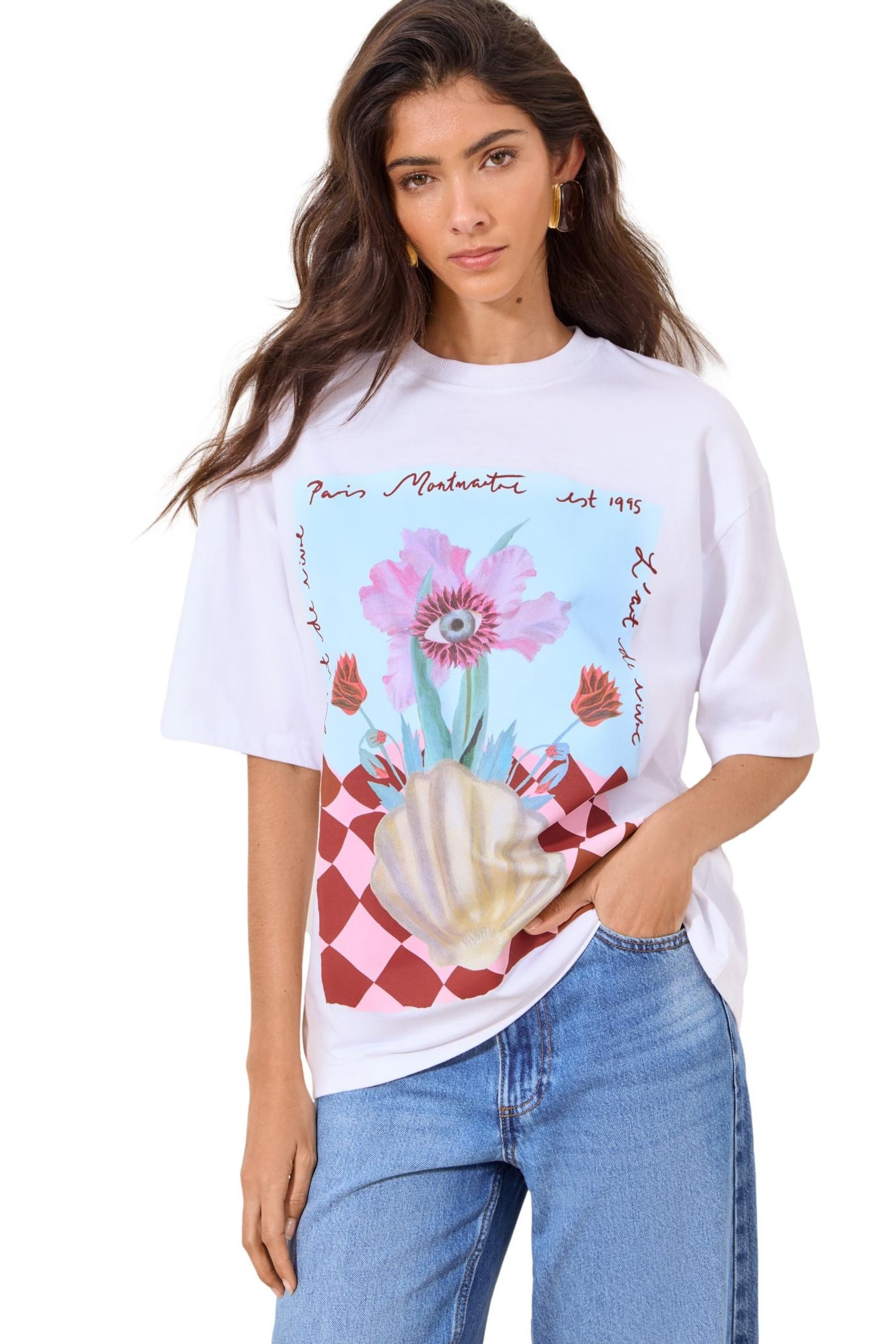 T-Shirt Lipsy Oversized Fit T-Shirt, Regular