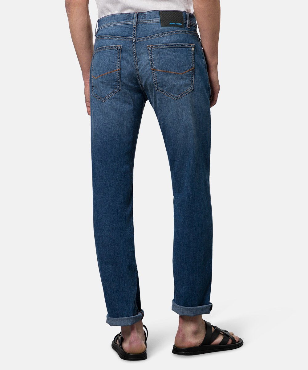 Pierre Cardin 5-Pocket-Jeans PIERRE CARDIN LYON dark blue used buffies 30910 7330.6824 - CLIMA