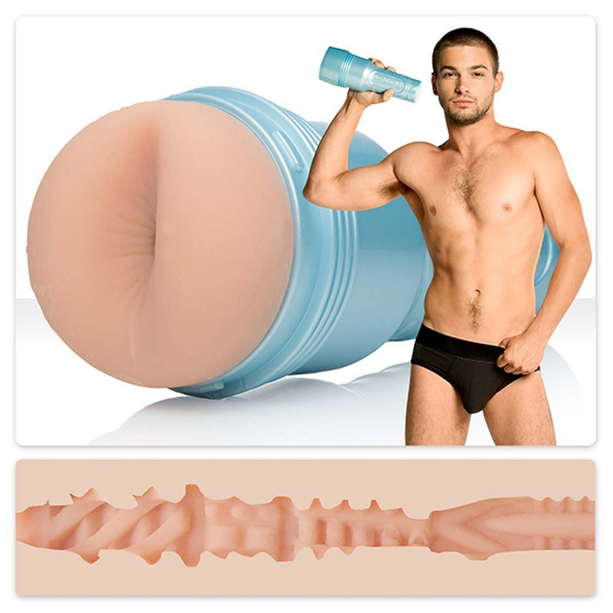 Fleshlight Masturbator Fleshjack Boys Johnny Rapid Man Cave