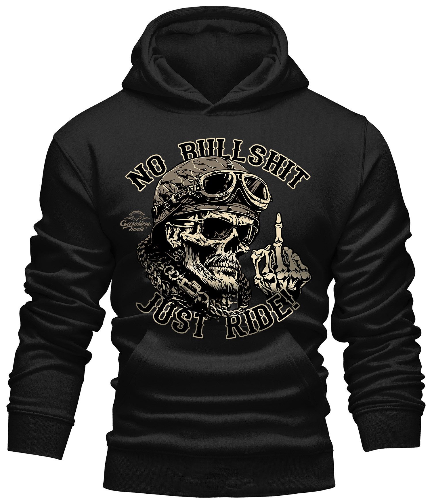 GASOLINE BANDIT® Kapuzensweatshirt Hoodie für Biker günstig online kaufen