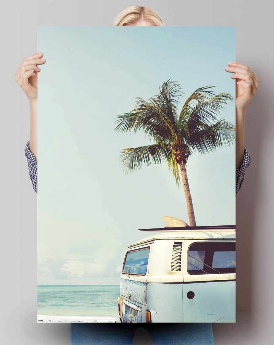 Reinders! Poster Vintage Camper Van Poster 61 x 91,5 cm